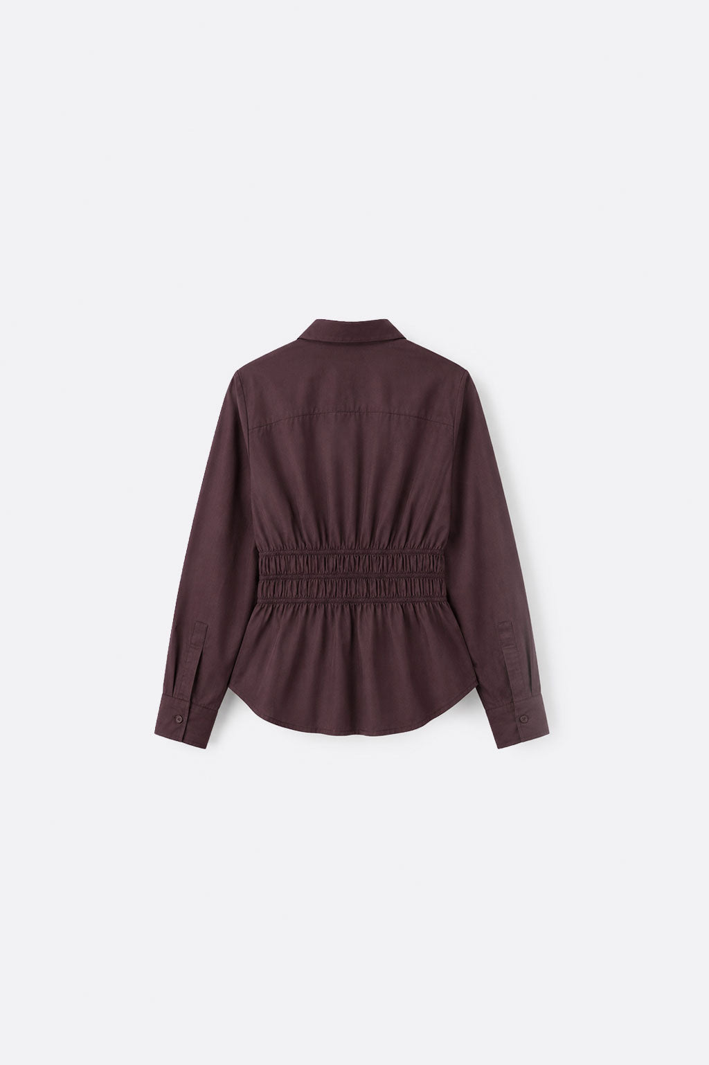 Blusa Clásica Cinturón - Marrón