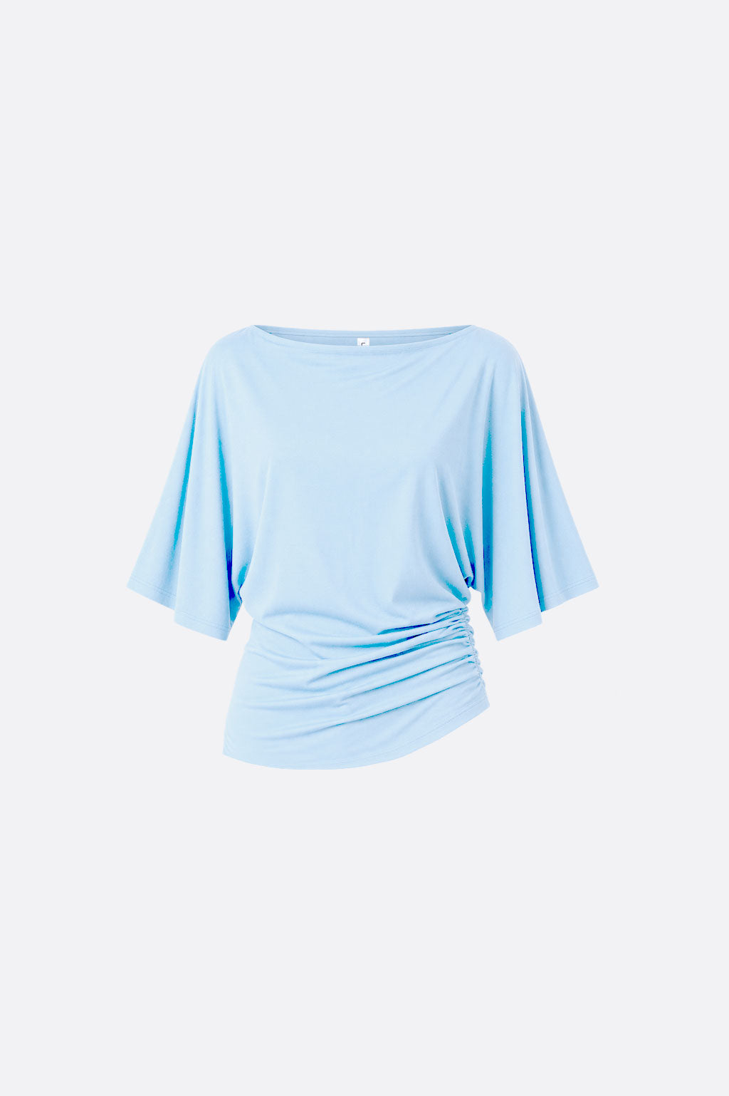 Blusa Básica Manga Amplia - Celeste