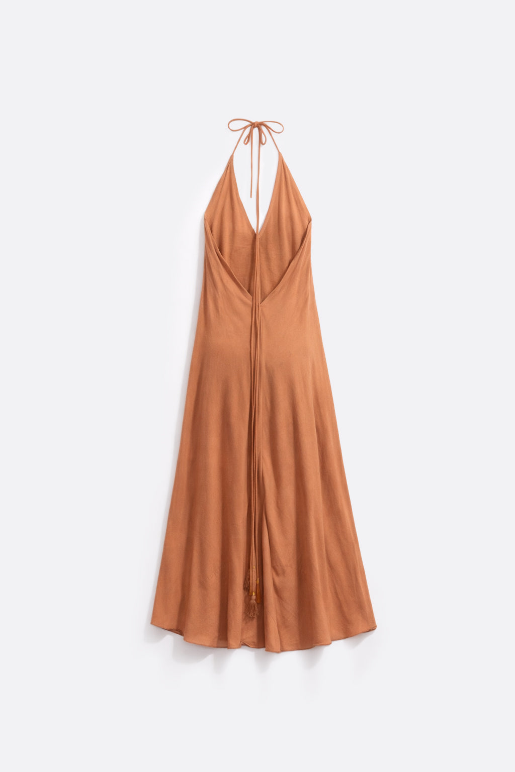 Vestido Largo Playero - Marrón