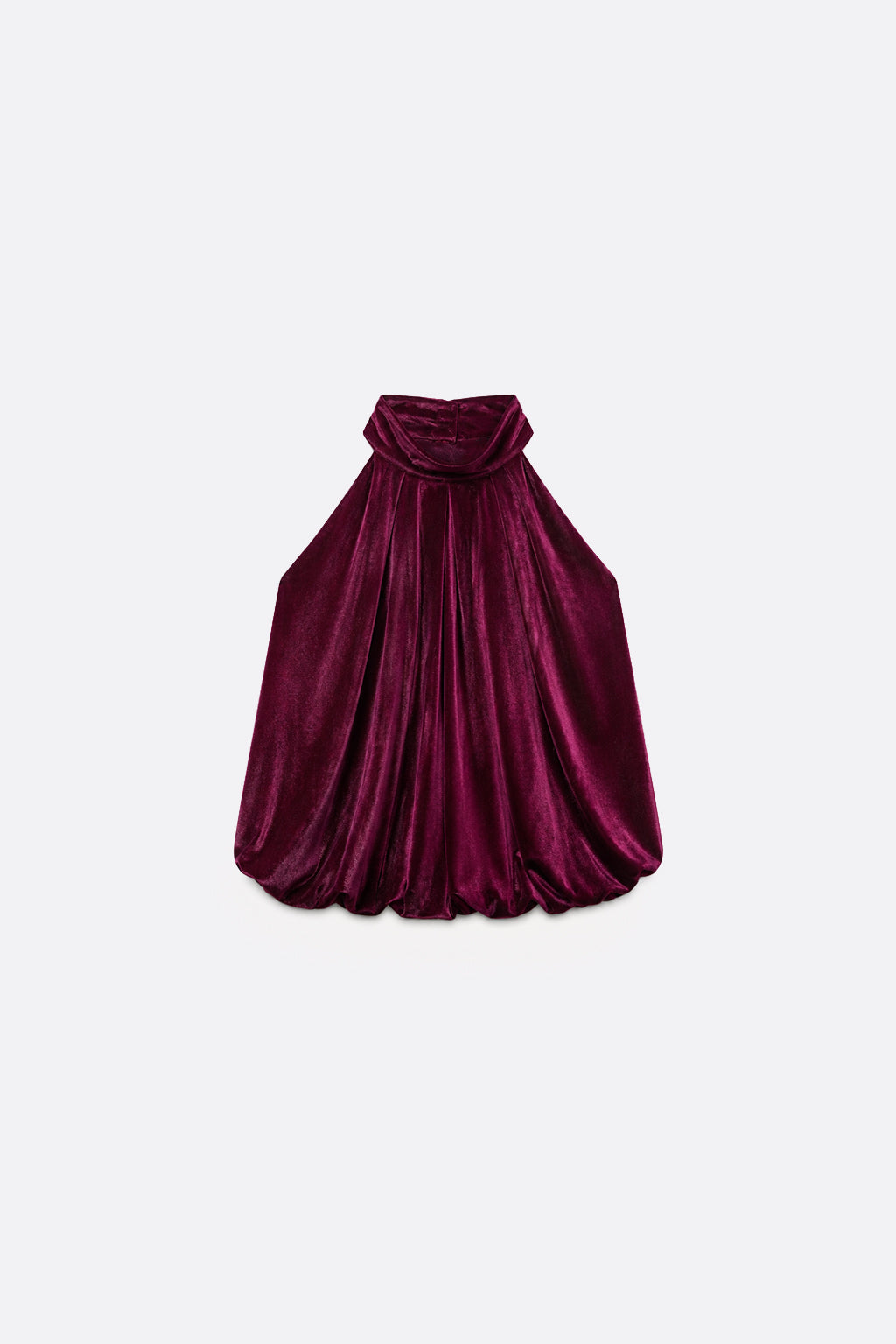 Blusa Halter Globo - Vino