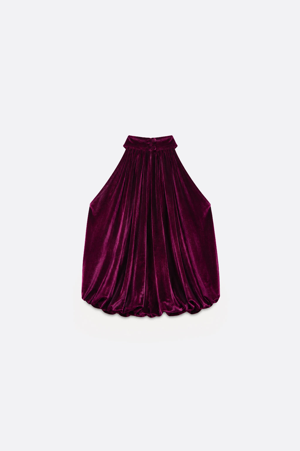 Blusa Halter Globo - Vino