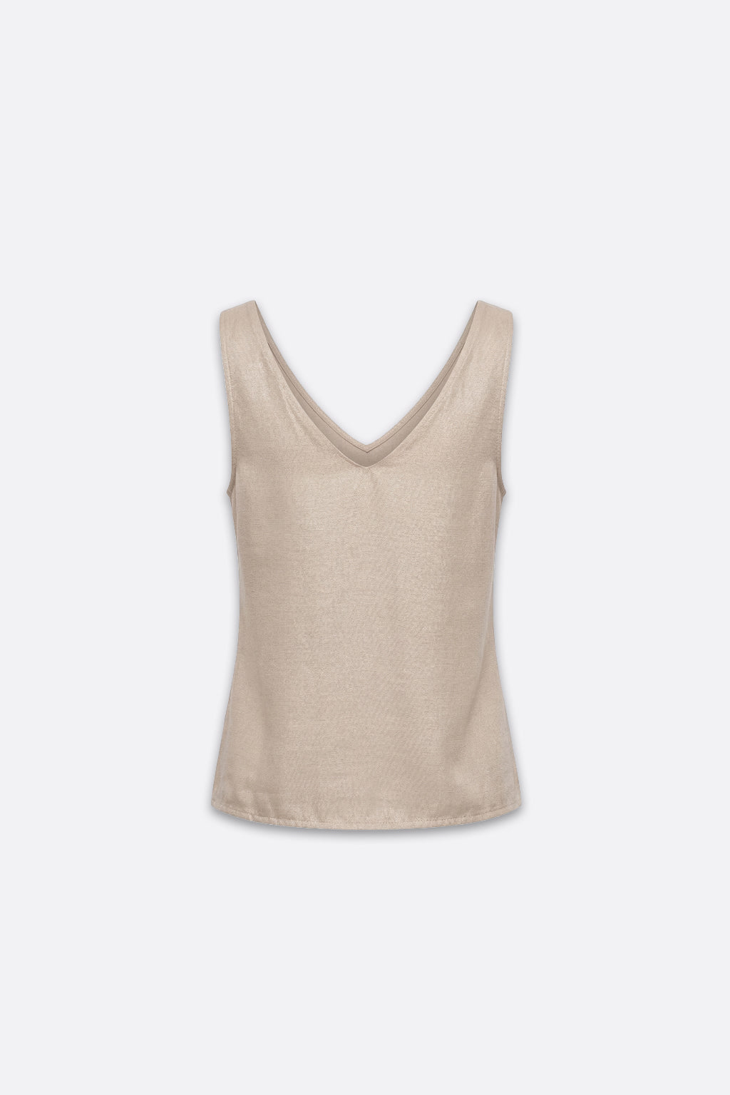 Blusa sin Mangas - Beige