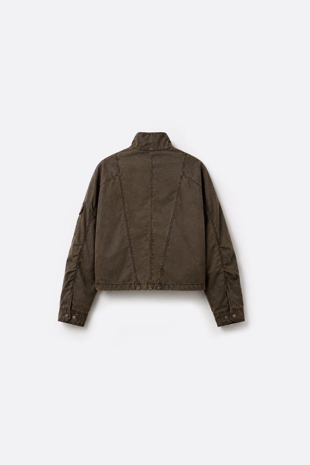 Cazadora Oversize Cargo - Marrón