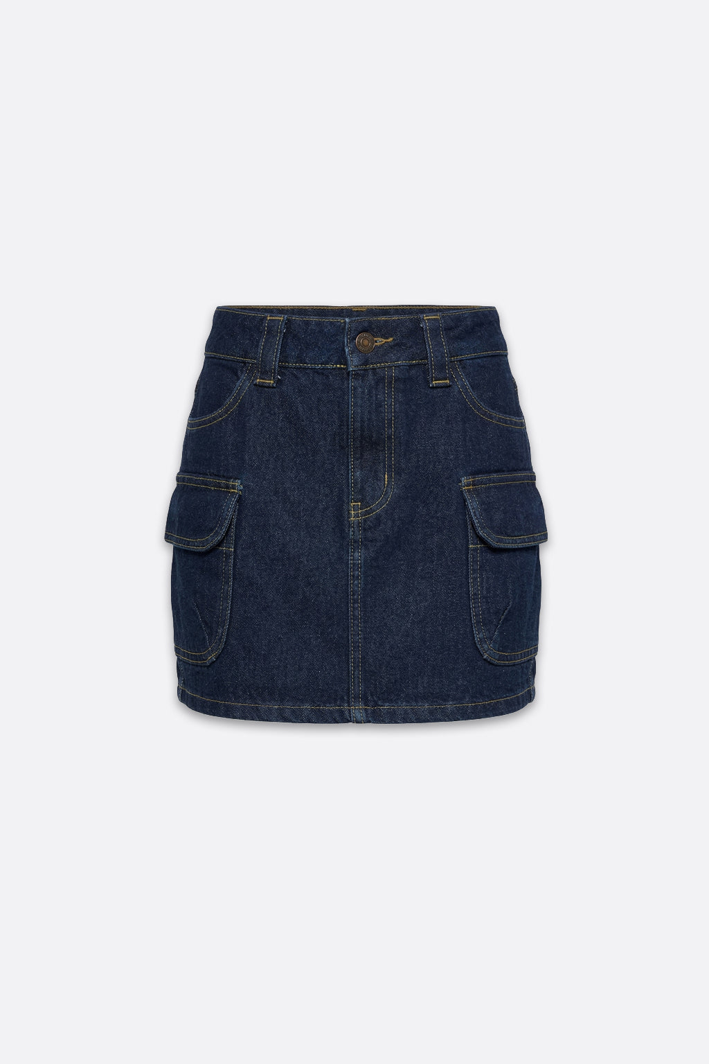 Falda Bolsillos Cargo - Natural