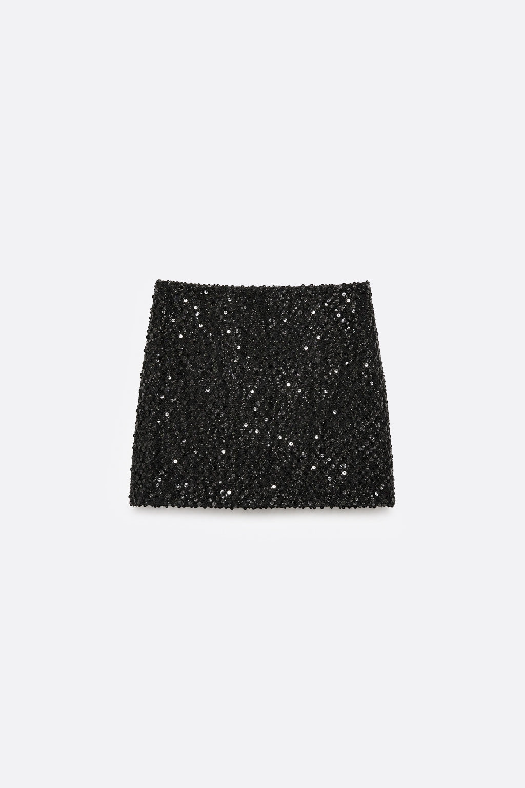 Mini Falda Lentejuelas - Negro