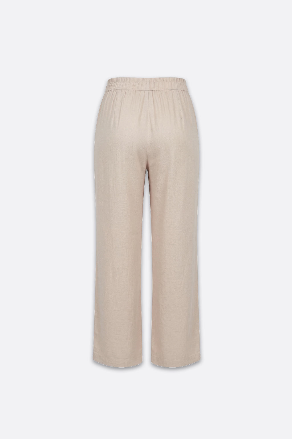 Pantalón Recto Básico - Beige