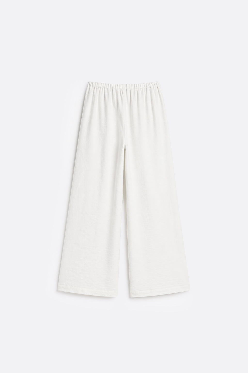 Pantalón Recto Pliegues - Perla