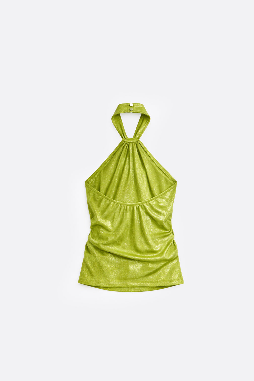 Top Cuello Cruzado Fular - Manzana