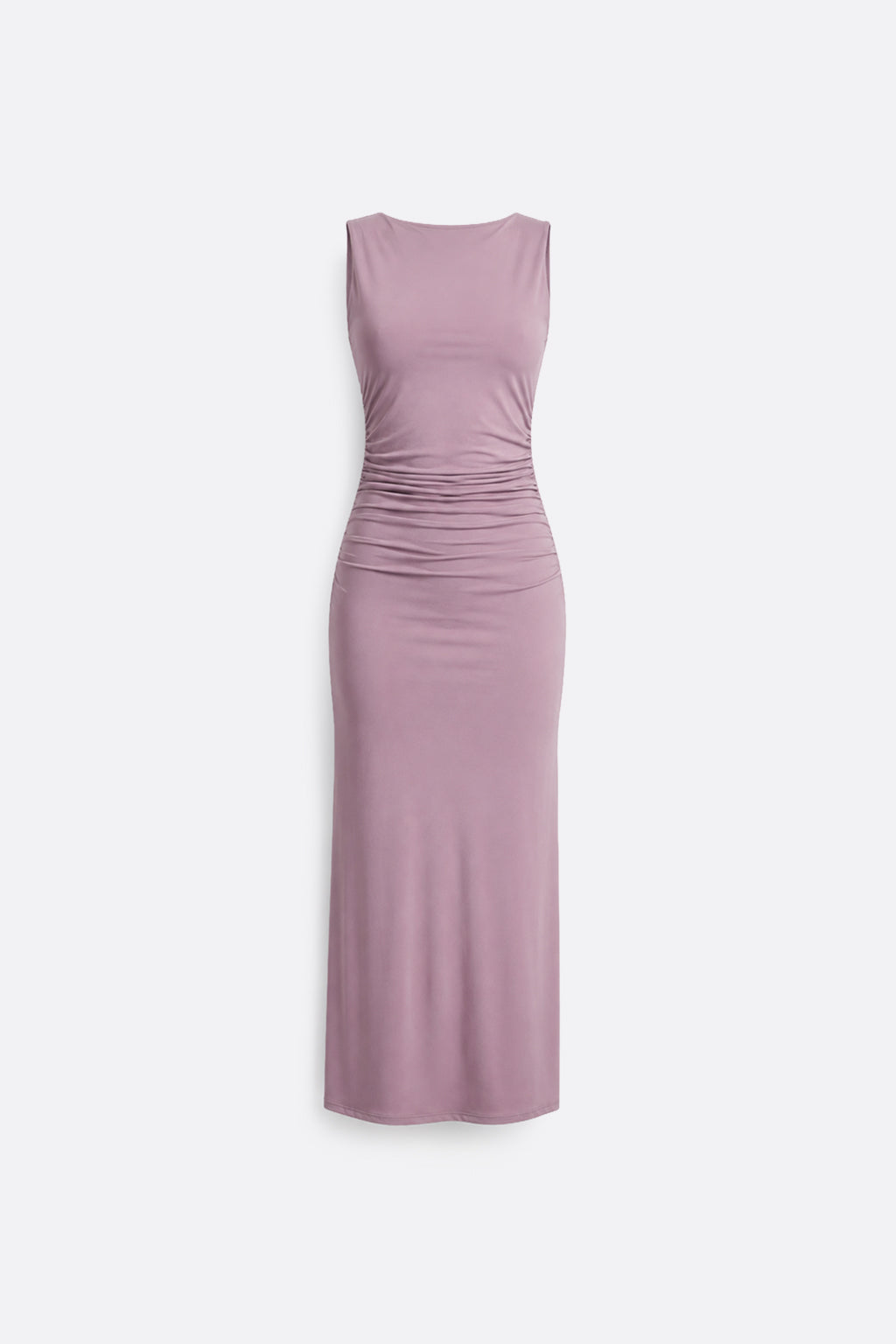 Vestido Asimétrico Twist - Berenjena