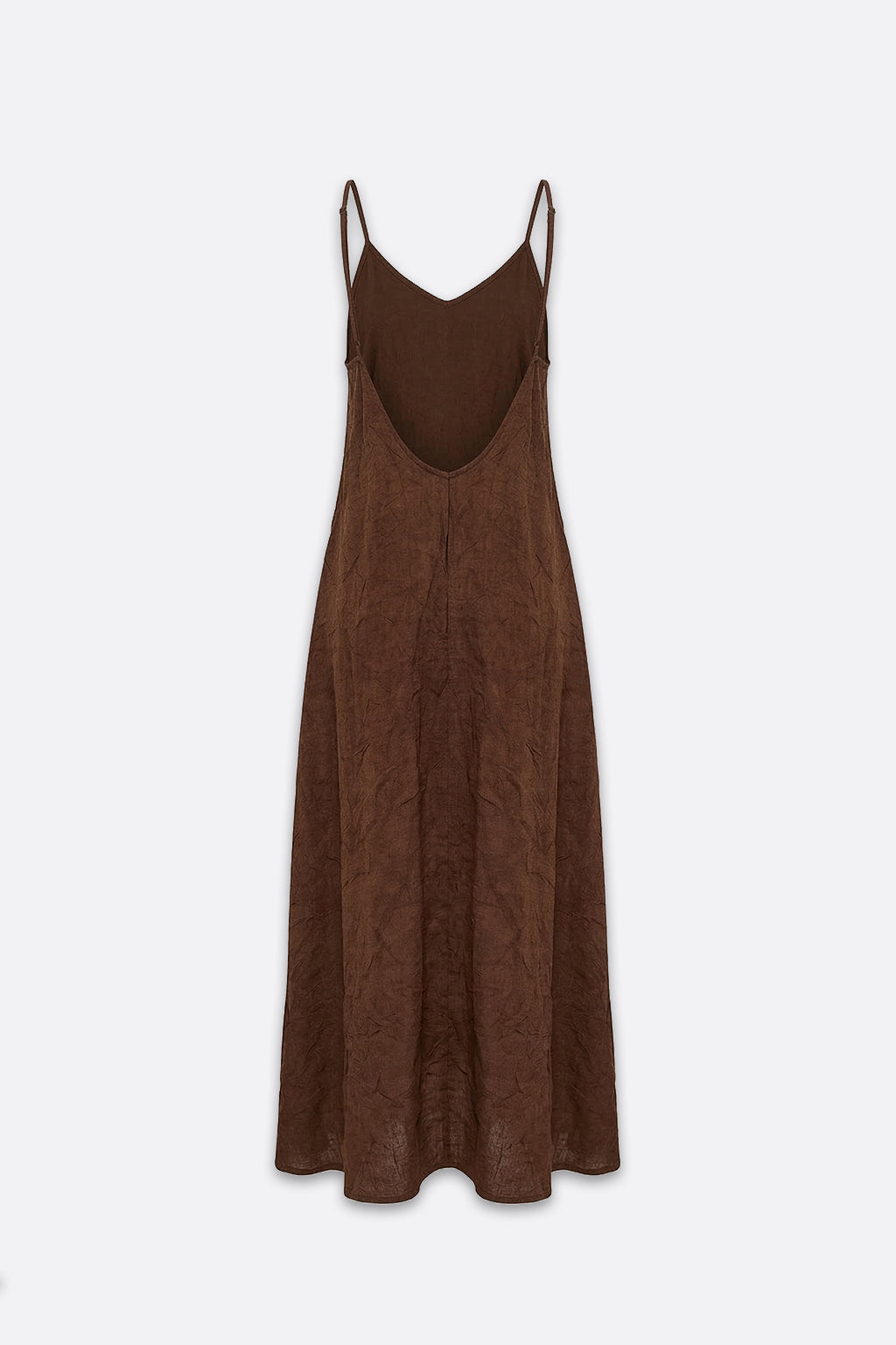 Vestido Tiras - Marrón