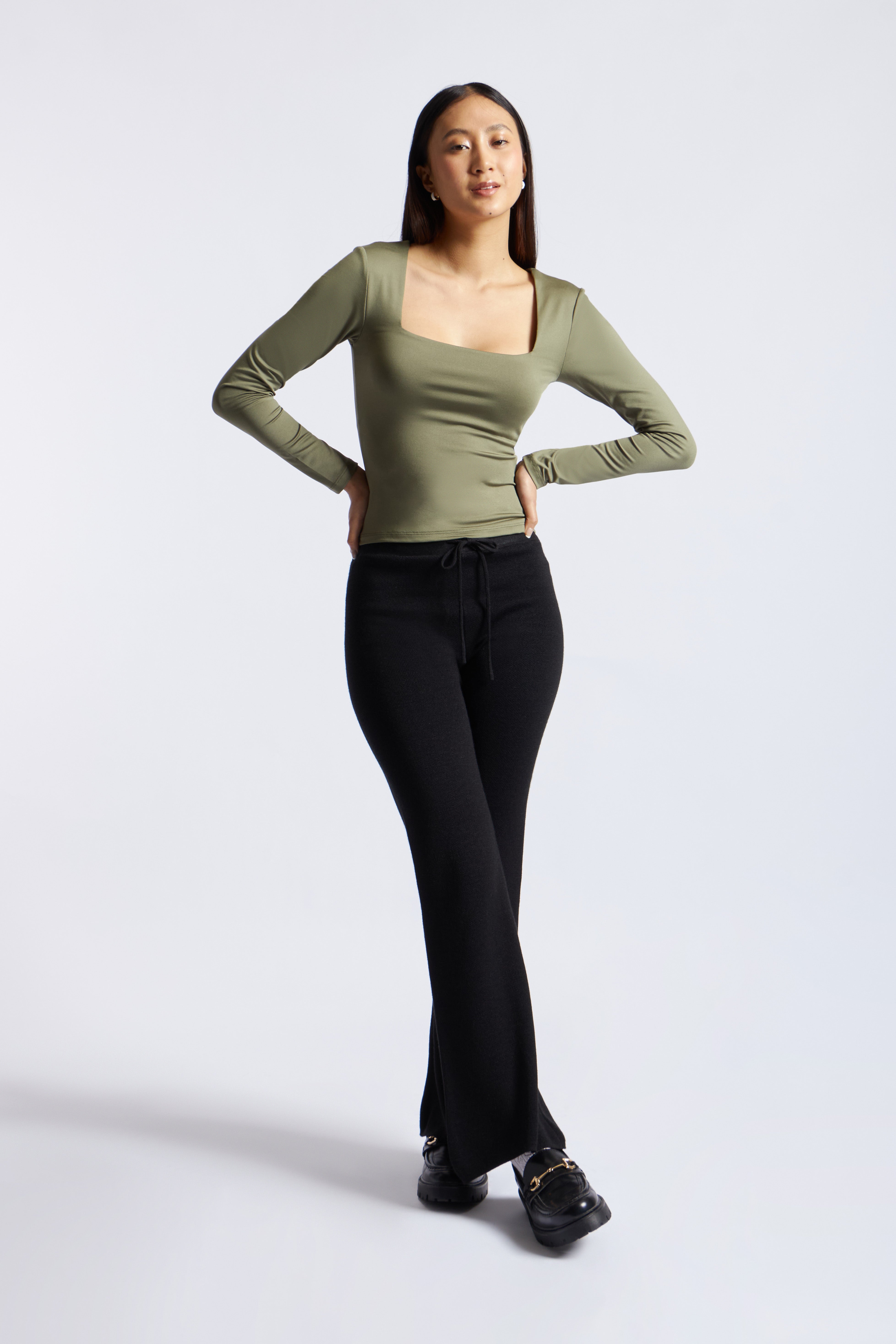 Top Escote Cuadrado - Verde Hoja