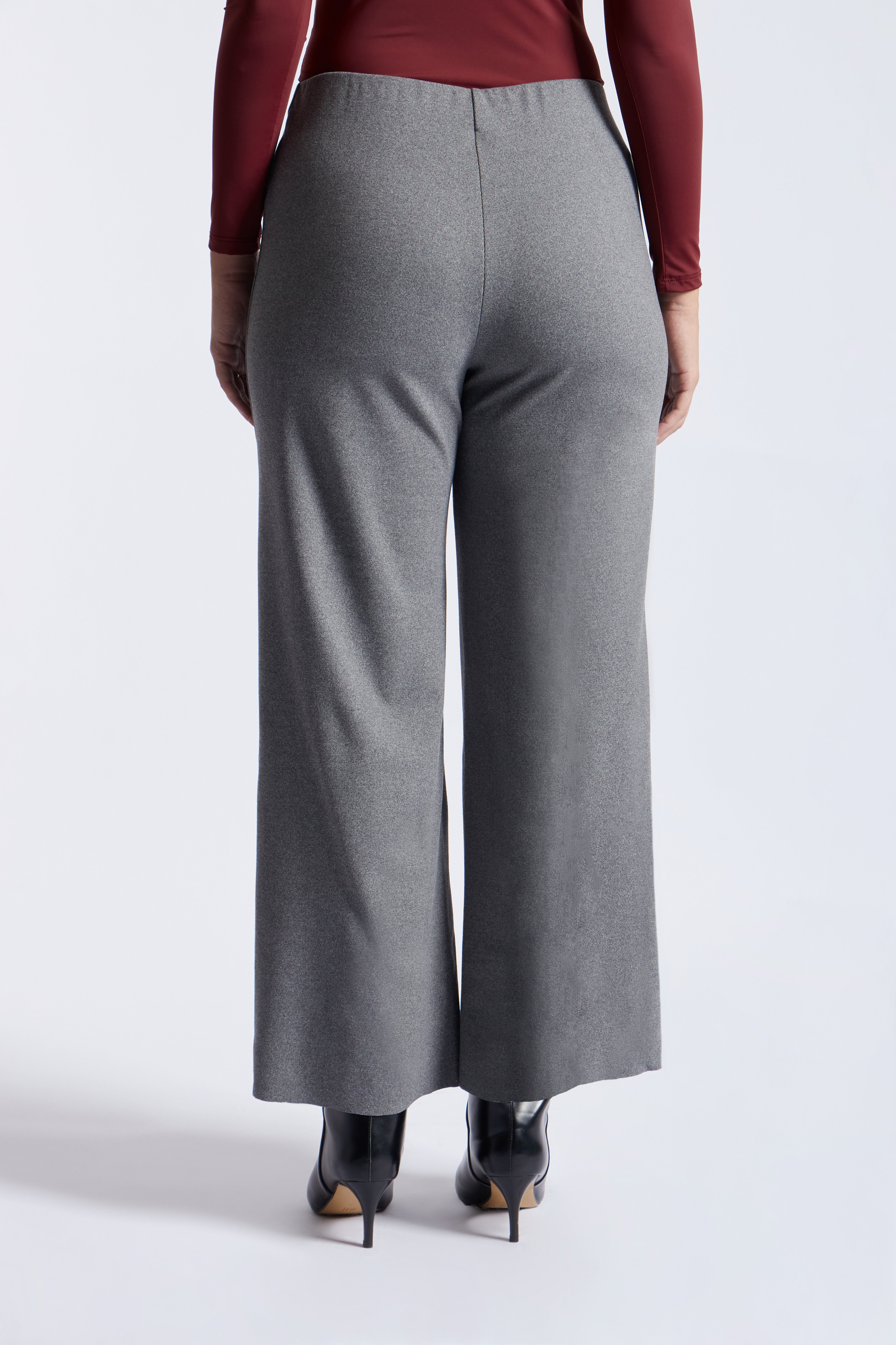 Pantalón Recto - Gris