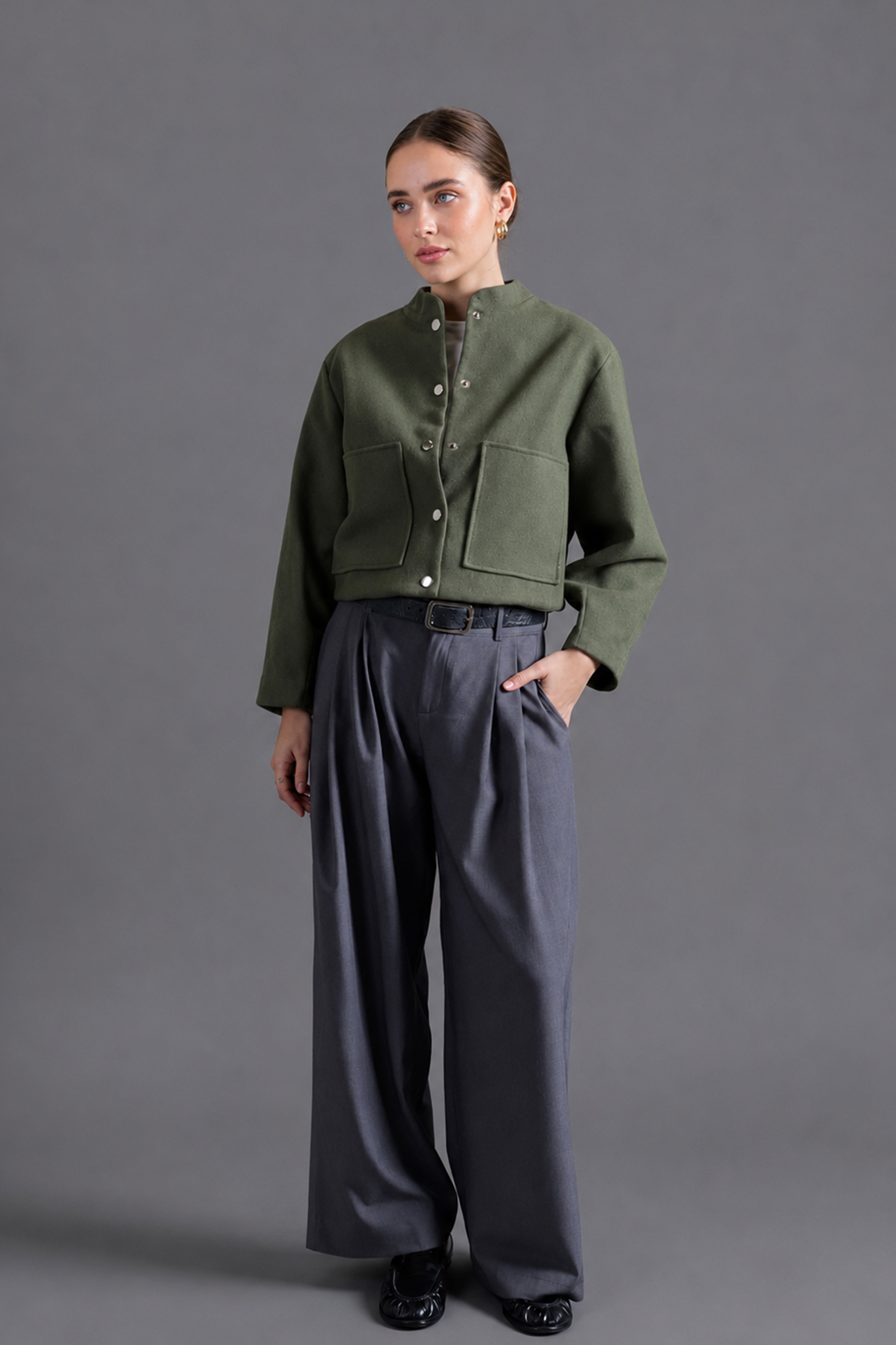 Casaca Bomber - Verde