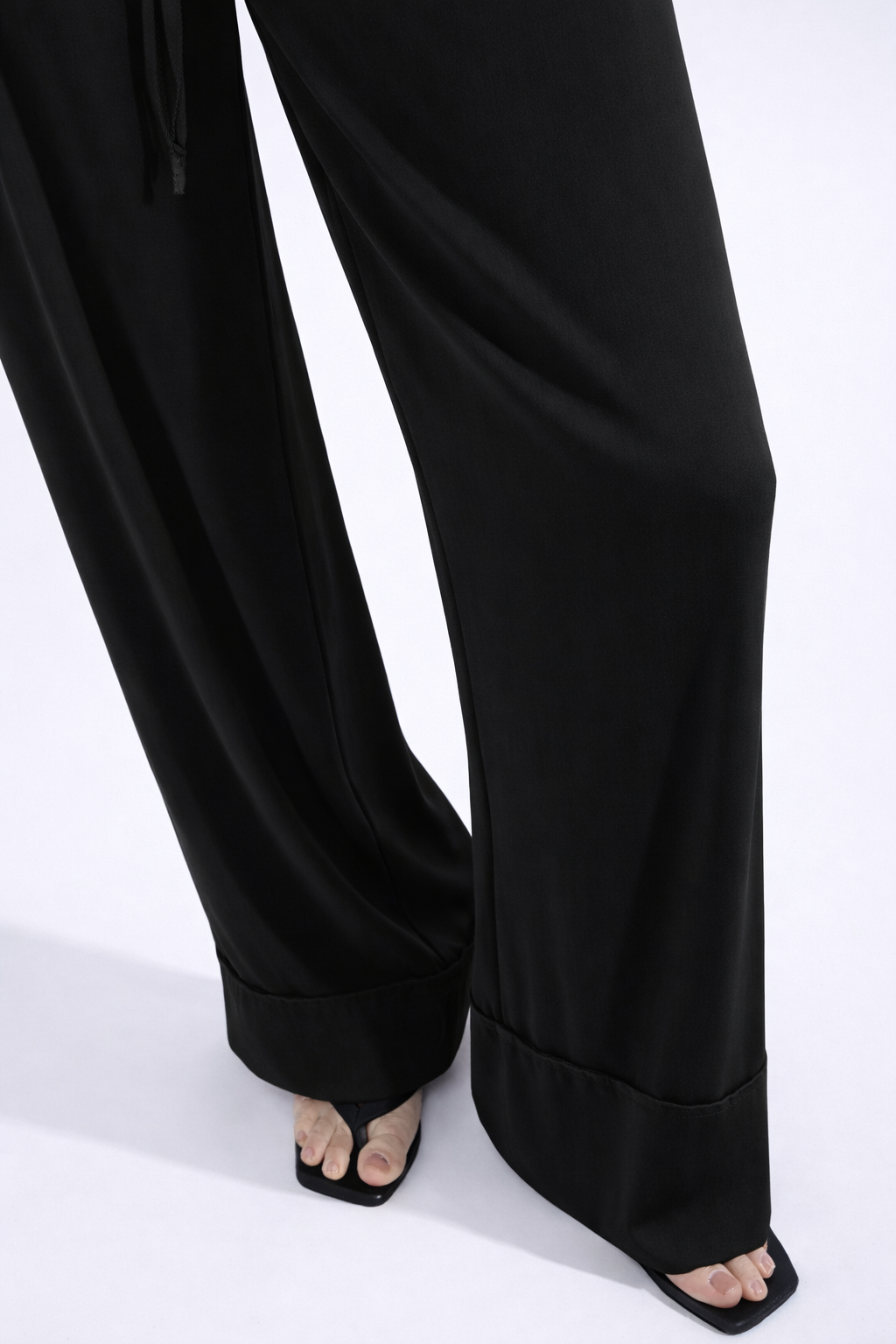 Pantalón Fluido Elásticado - Negro