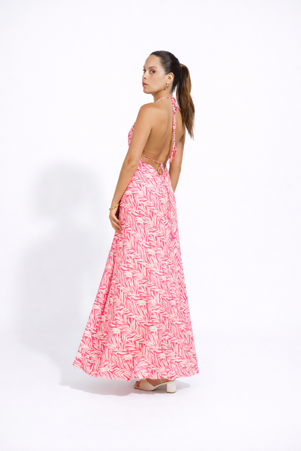 Vestido Tropical - Rosado