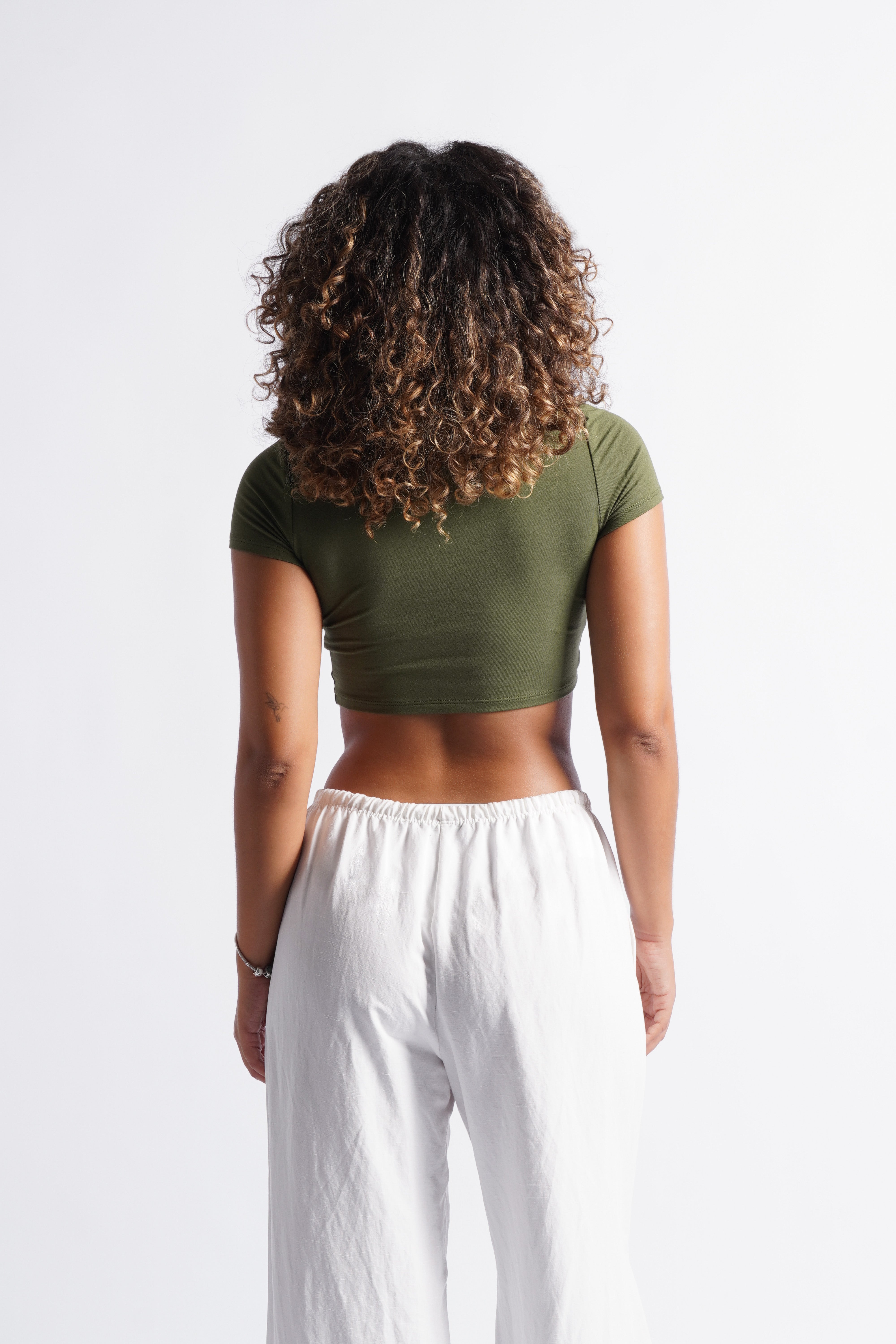 Top Lea - Verde Militar