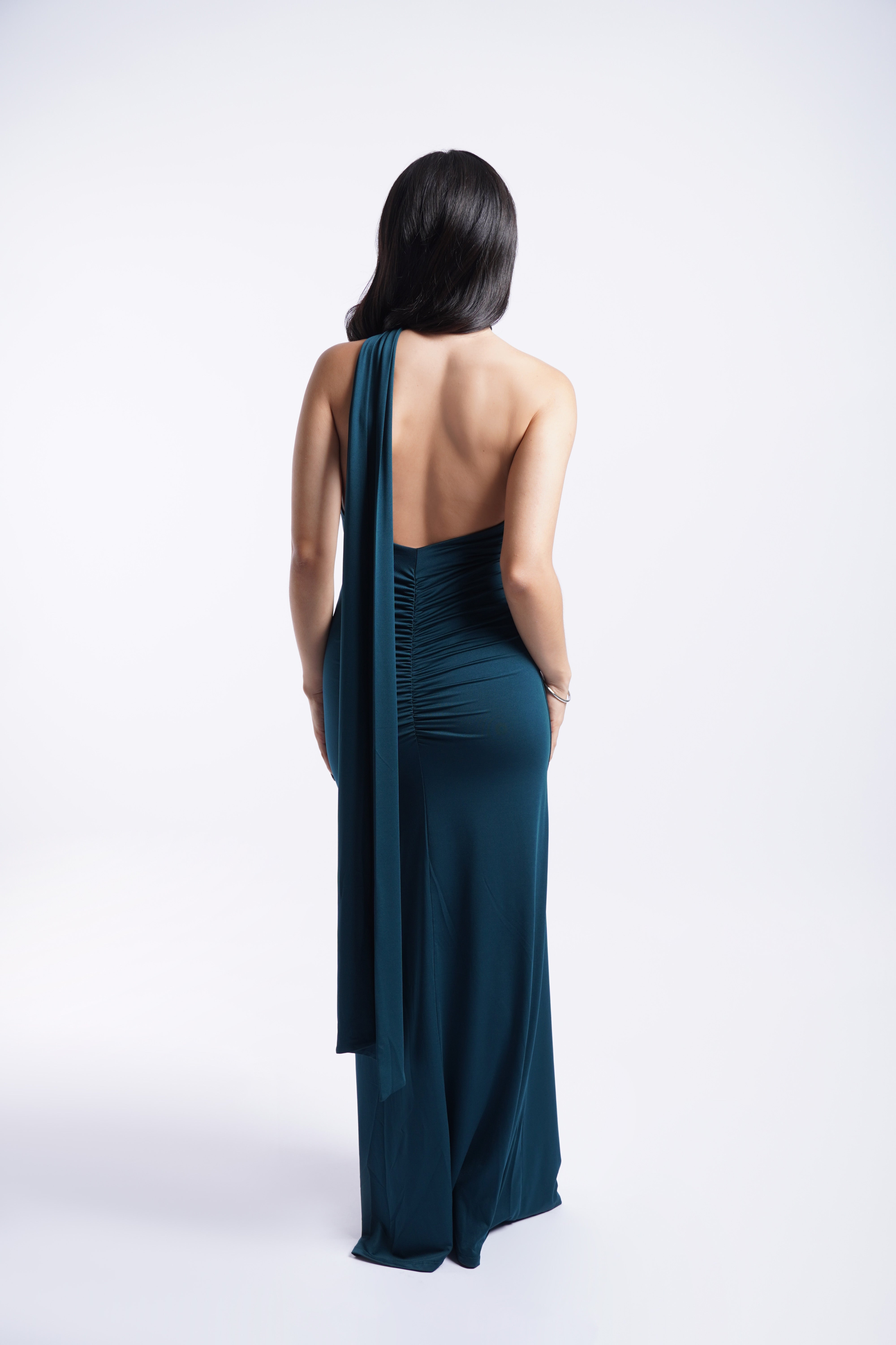Vestido Atenas - Verde Botella