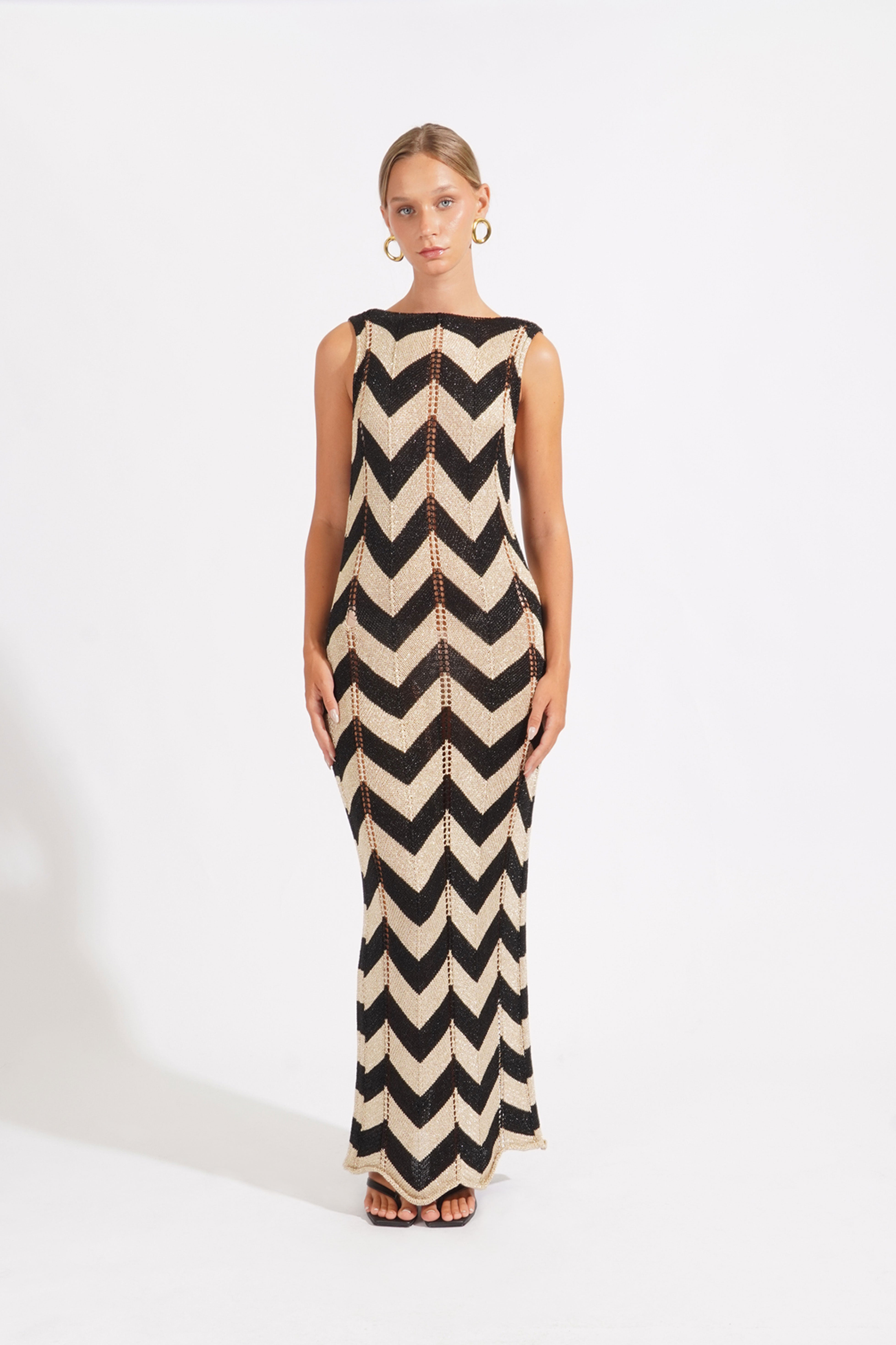 Vestido Lurex Brillos - Negro