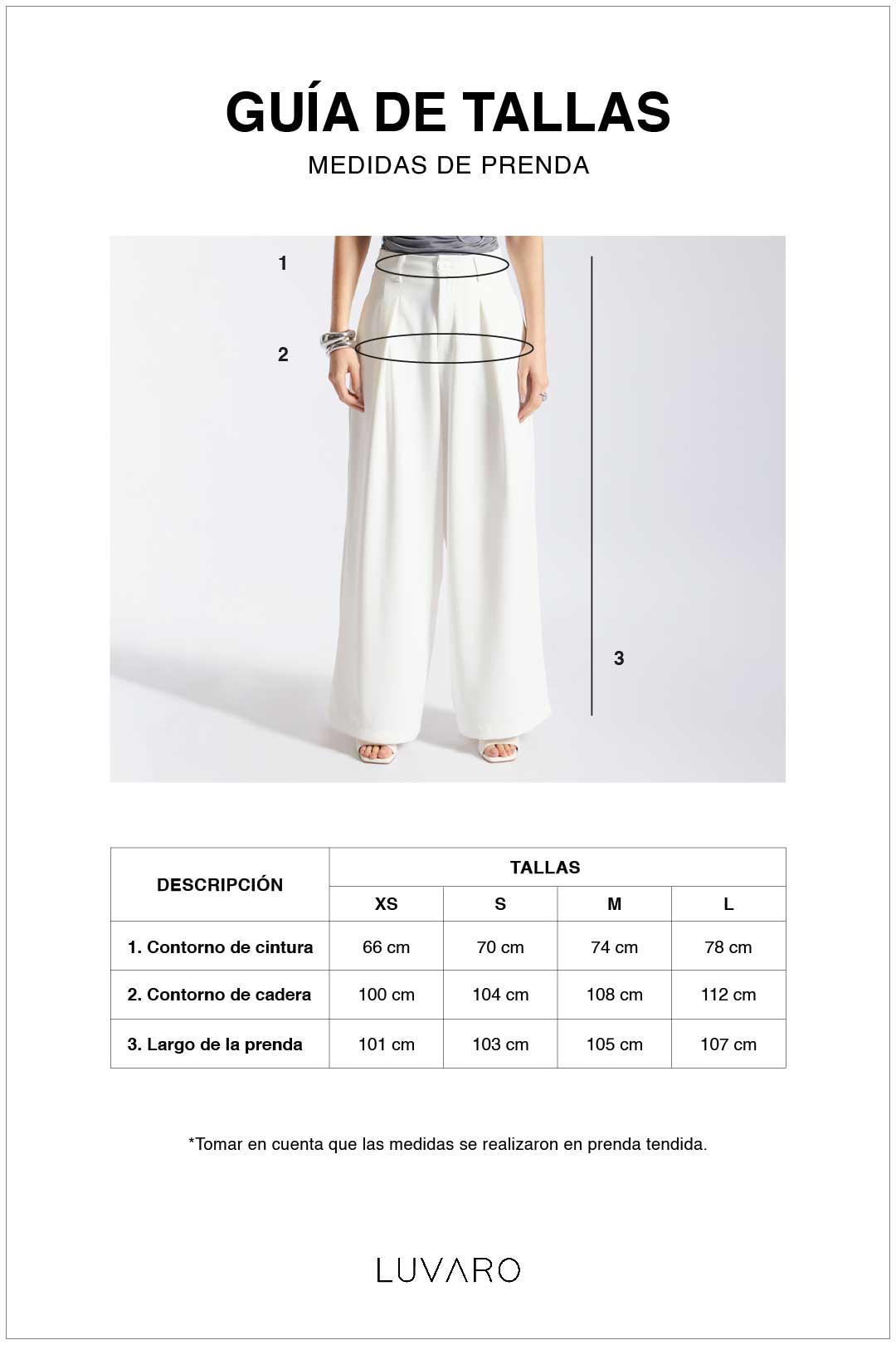 Pantalón Tailored Ancho Pliegues - Perla