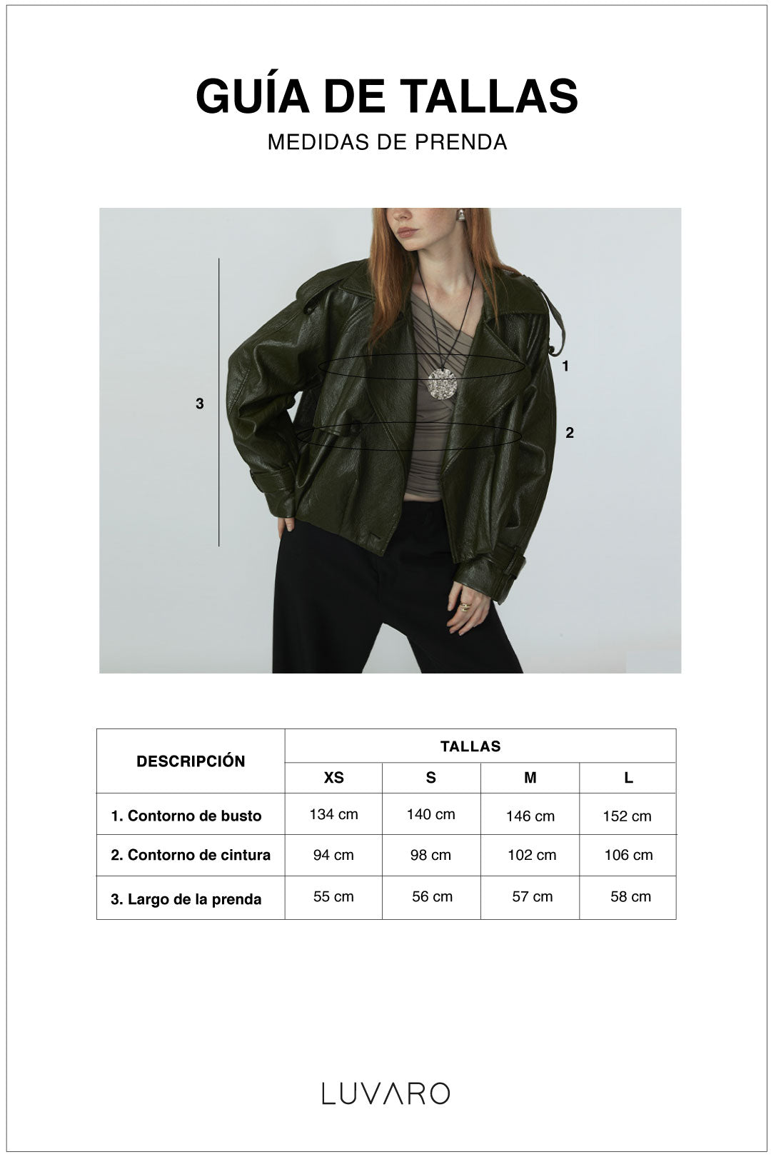 Casaca Crop Oversize - Verde Oliva