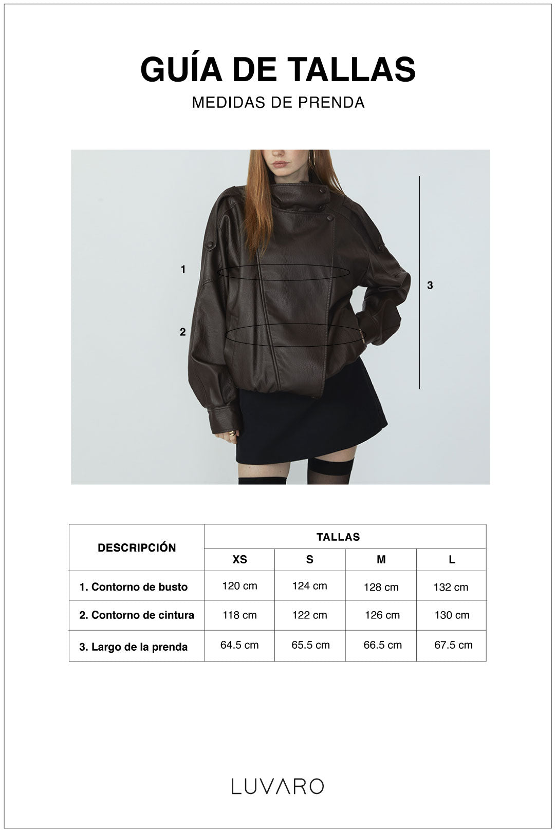 Casaca Leather Solapa - Marrón Oscuro