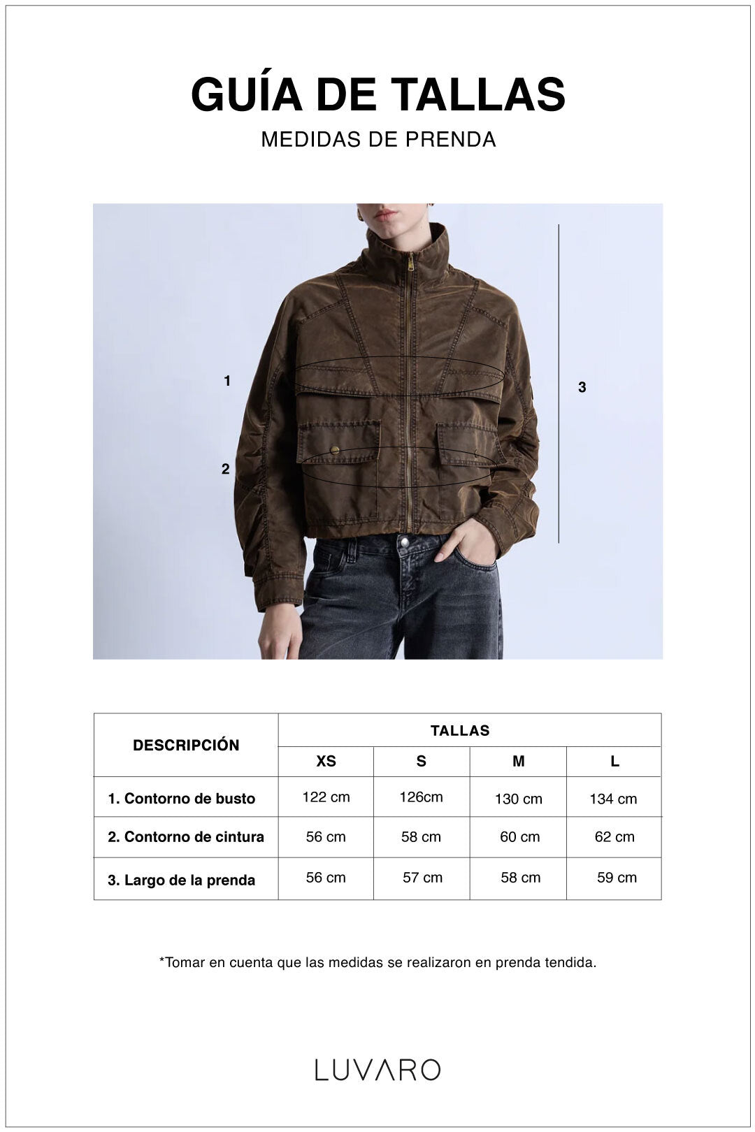 Cazadora Oversize Cargo - Verde