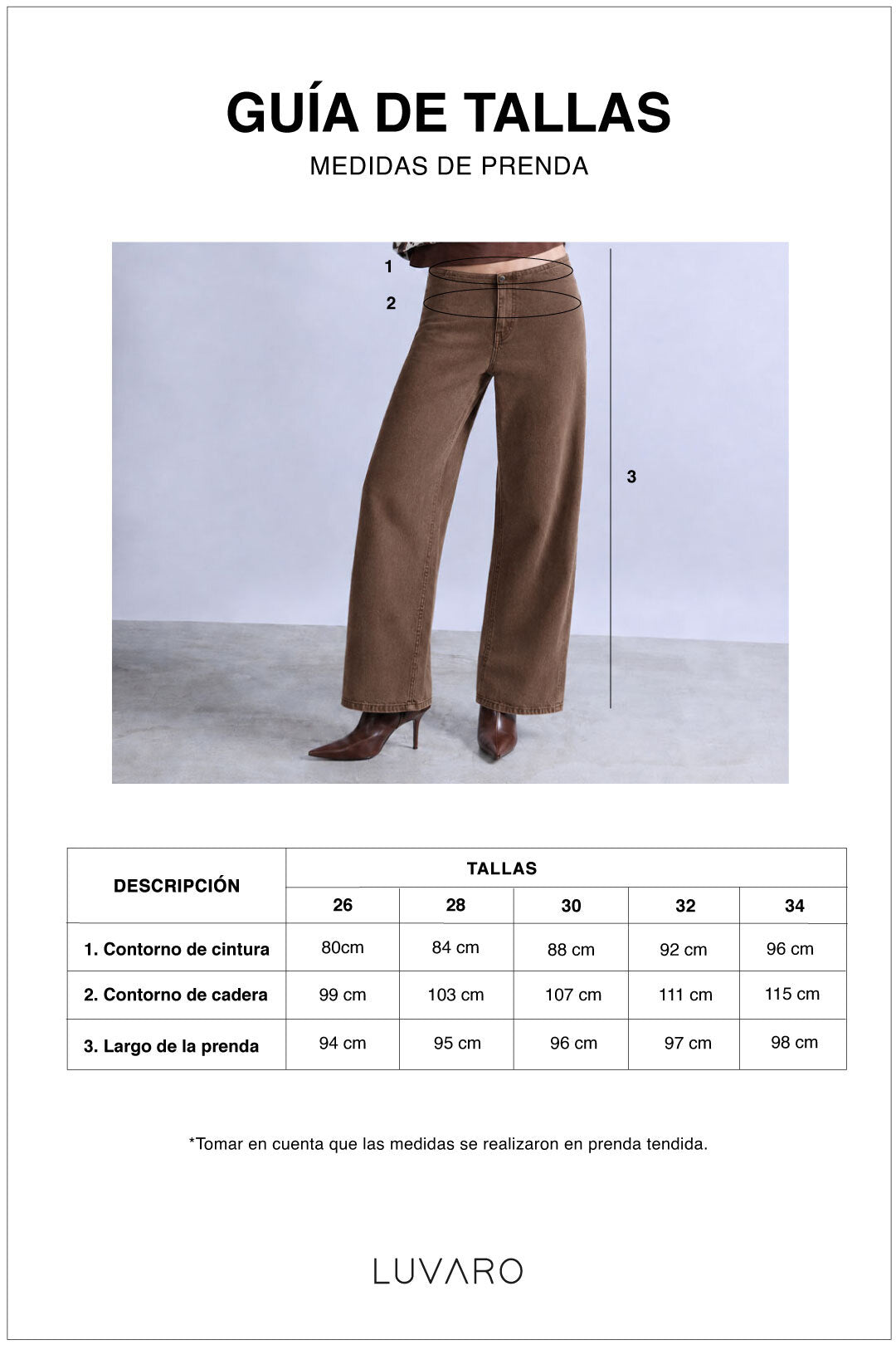 Pantalón Drill Recto - Marrón
