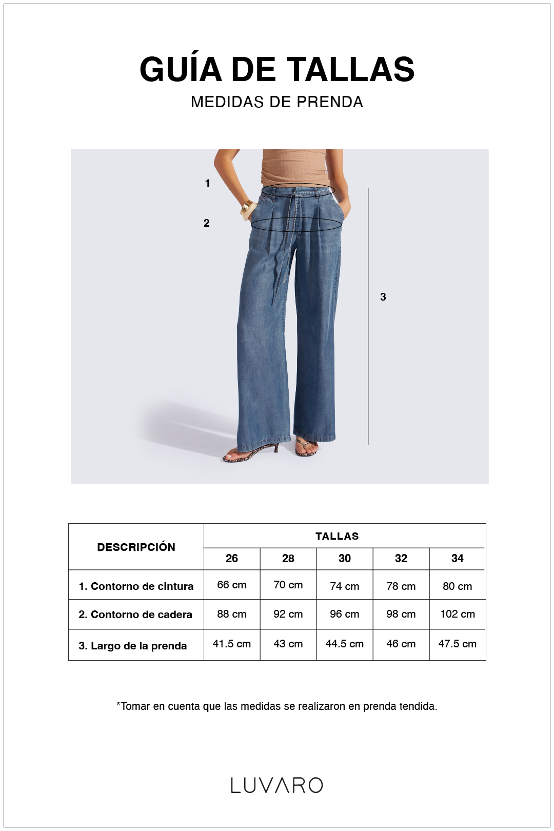 Pantalón Denim Fluido - Bleach