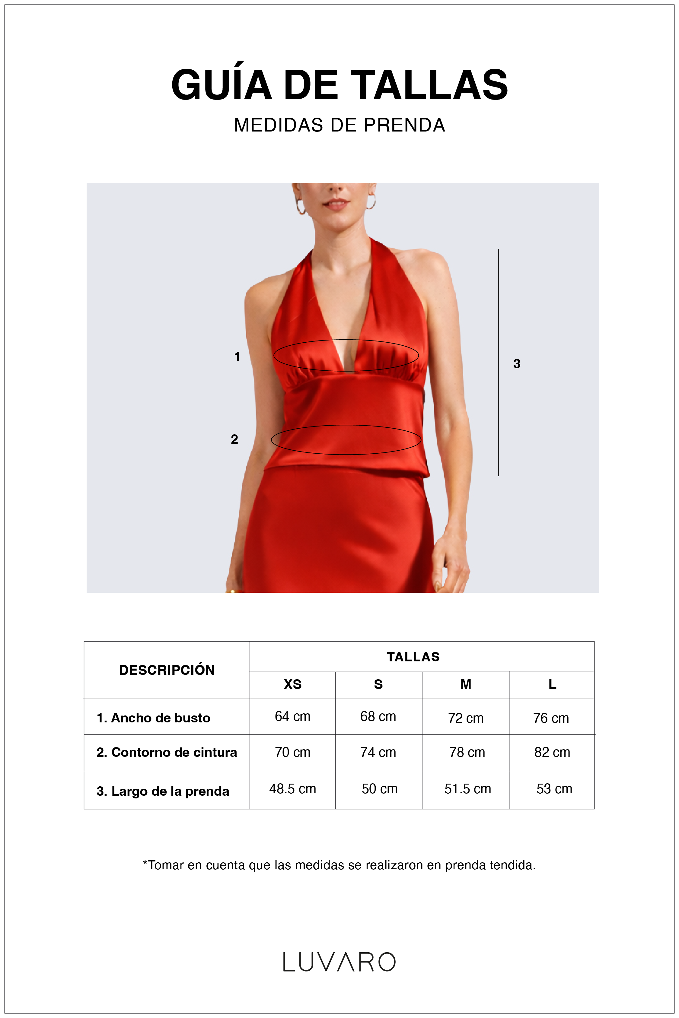 Top Halter Satinado - Rojo