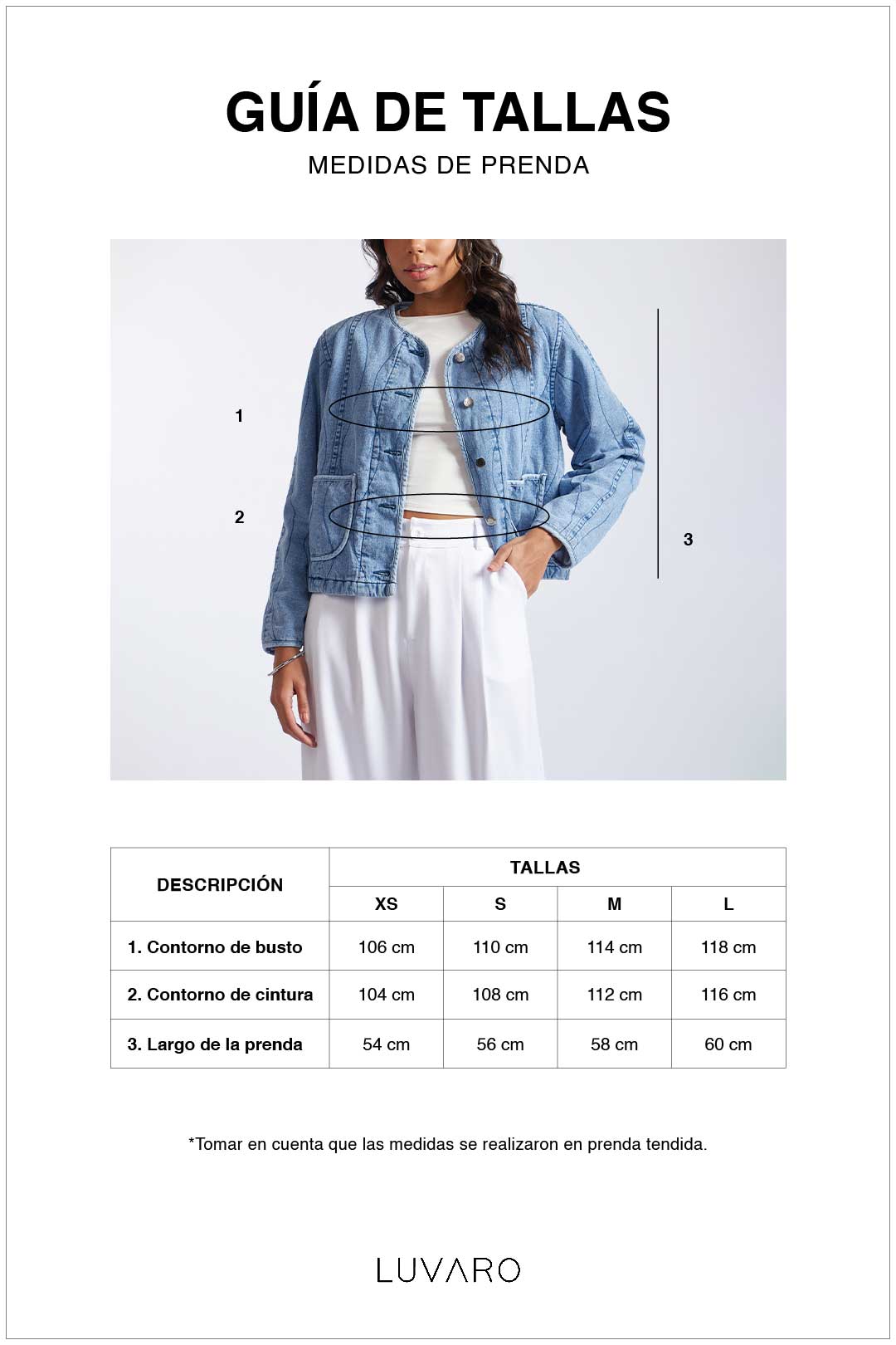 Casaca Denim Acolchada - Celeste