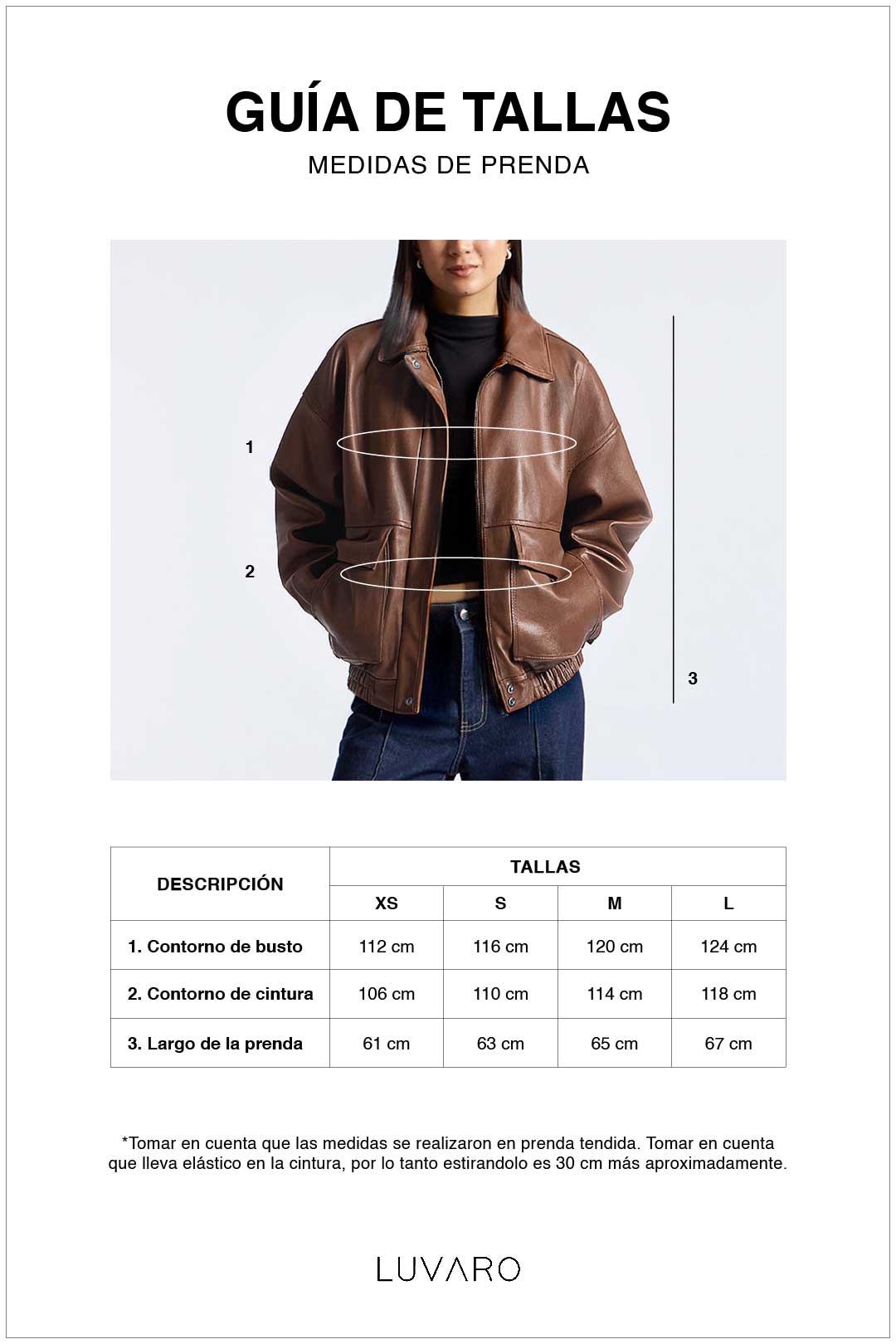 Casaca Leather Bolsillos - Marrón