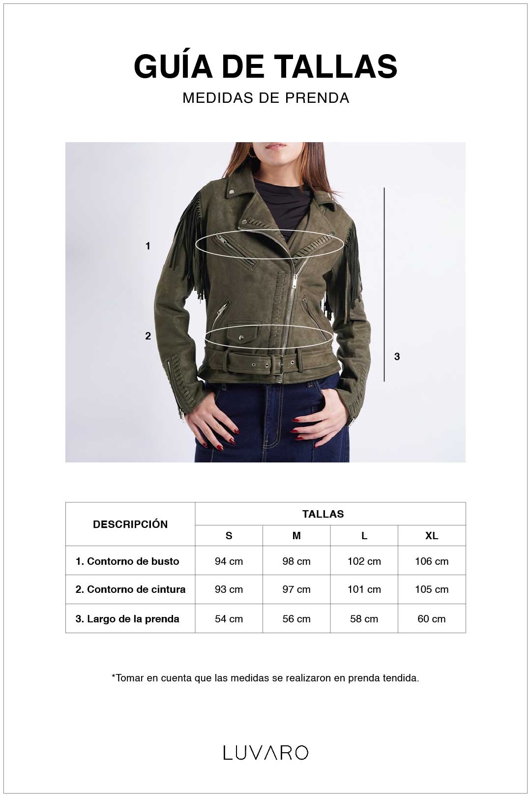 Cazadora Biker de Suede con Flecos - Verde
