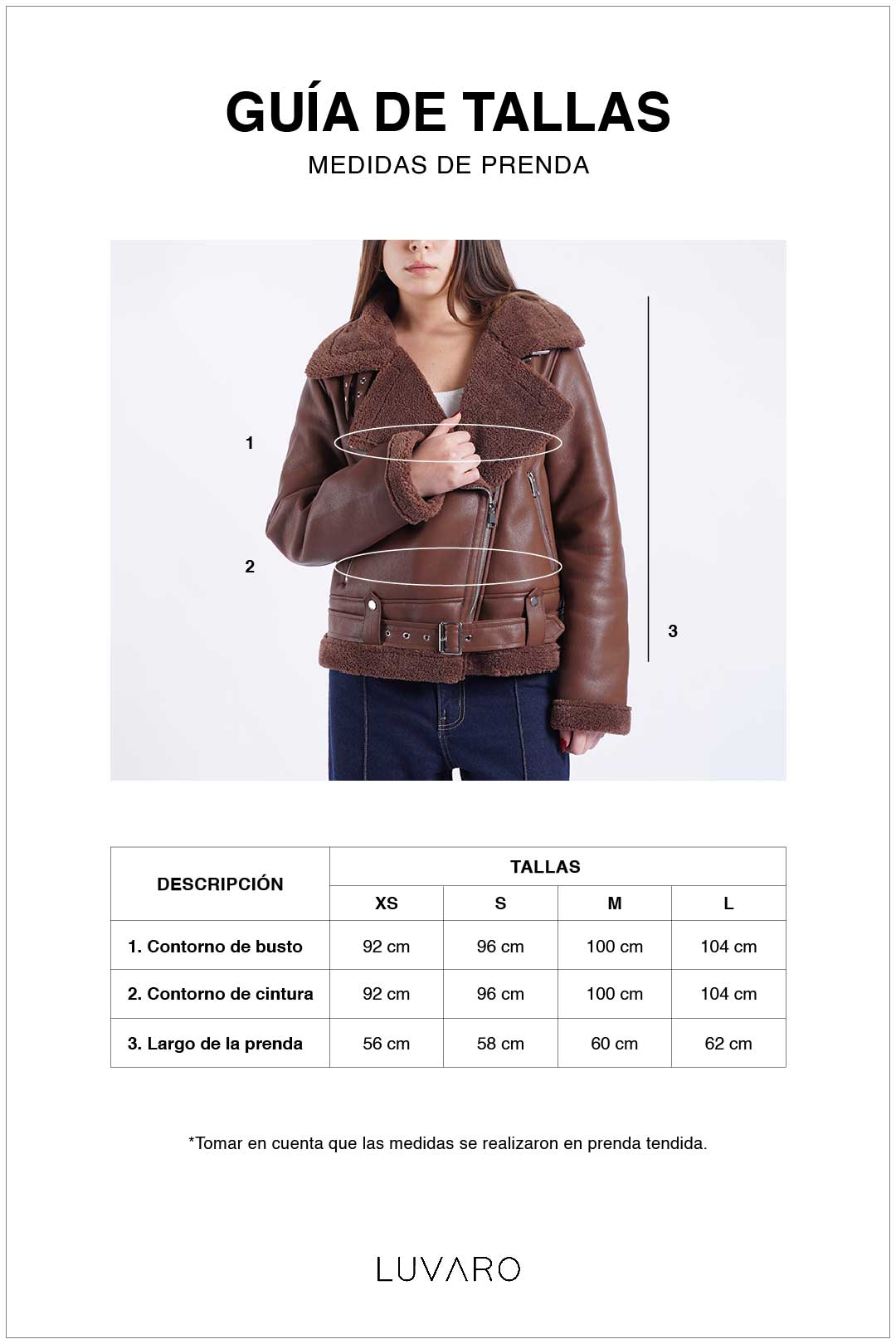 Cazadora Efecto Piel con Peluche - Beige
