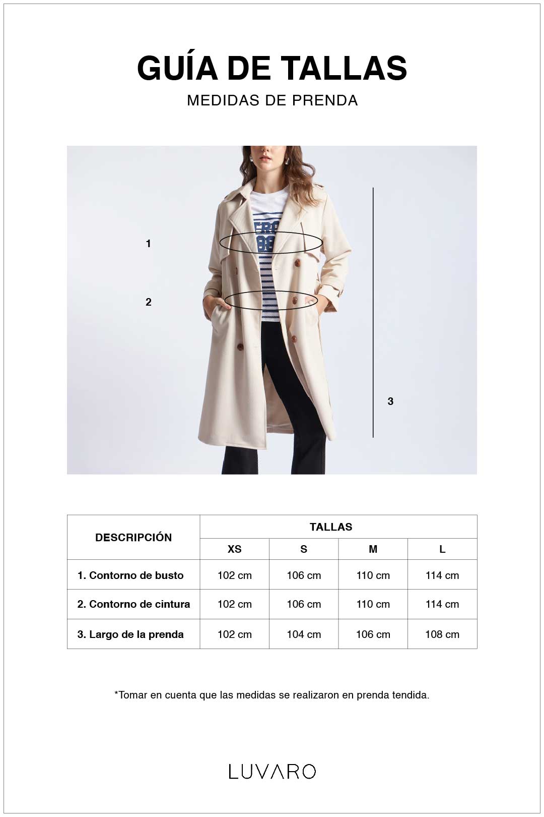 Gabardina Cruzada con Cinturón - Crudo