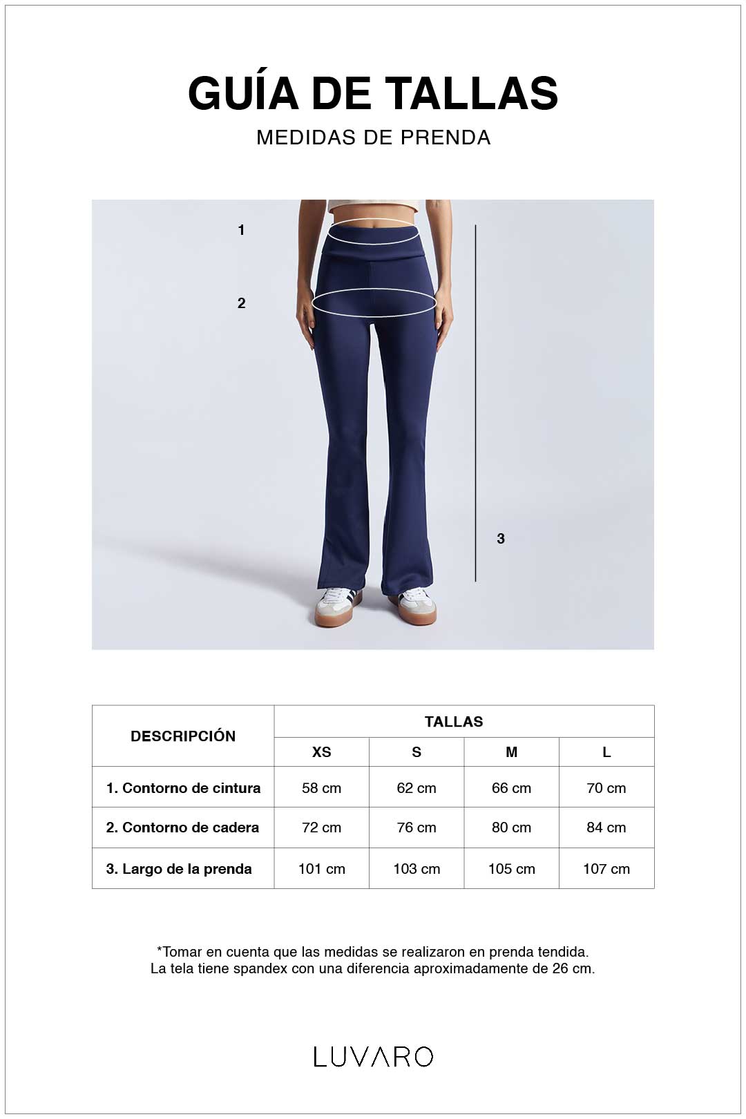 Pantalón Flare con Modal - Azul