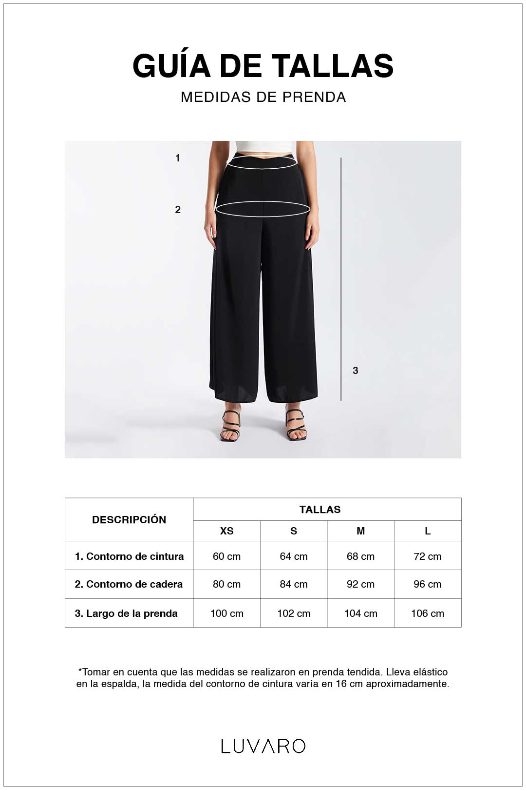 Pantalón Palazzo Fluido - Negro