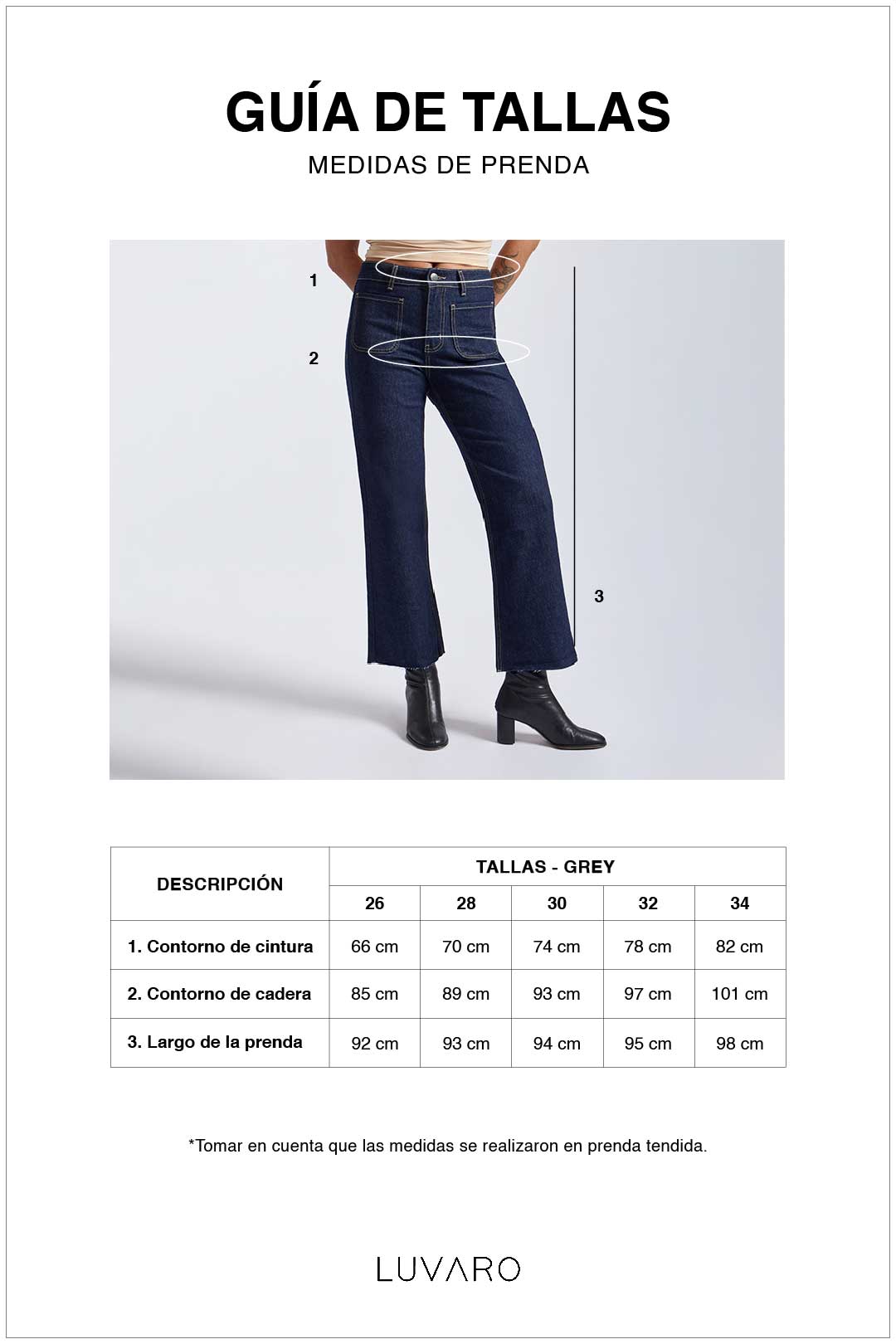 Denim Cropped Flare - Stone Blue