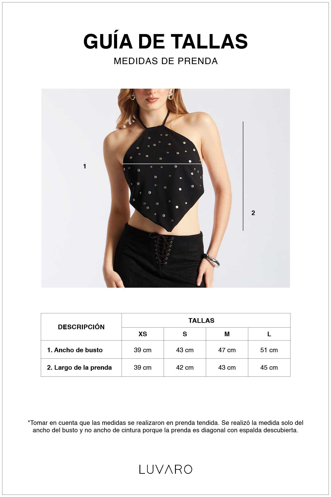 Top Bandana con Aplicaciones - Marrón (PREVENTA)