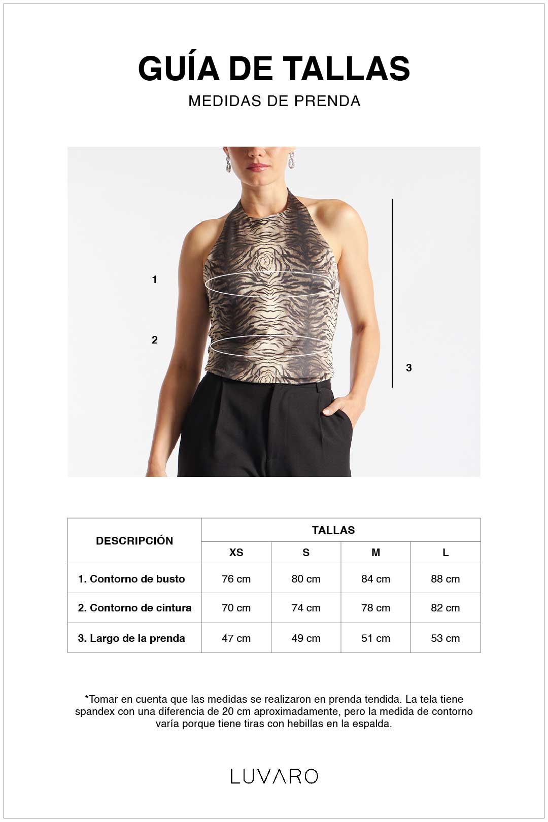 Top Halter con Hebillas - Beige