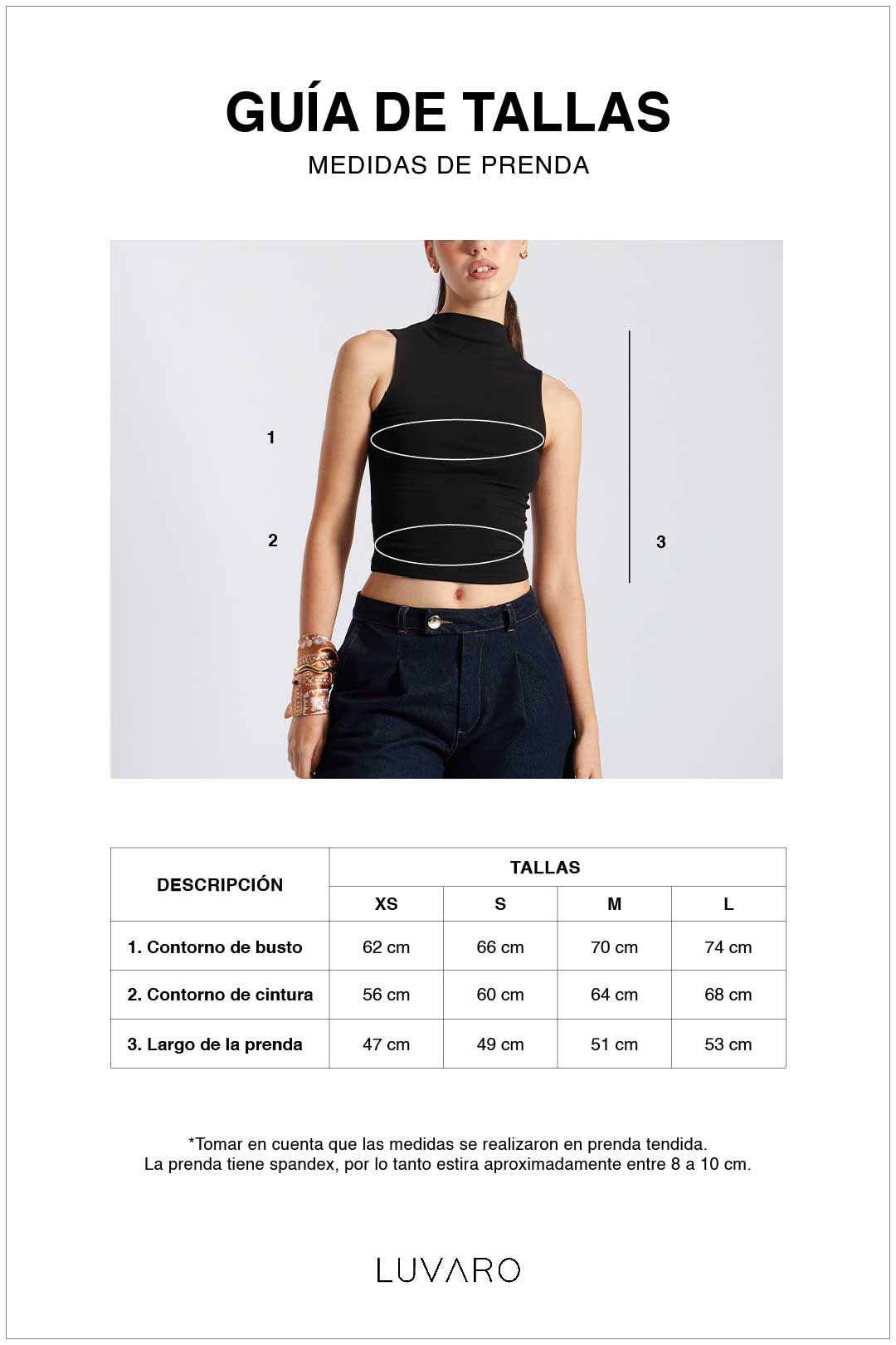 Top Minimal Cuello Alto - Acero