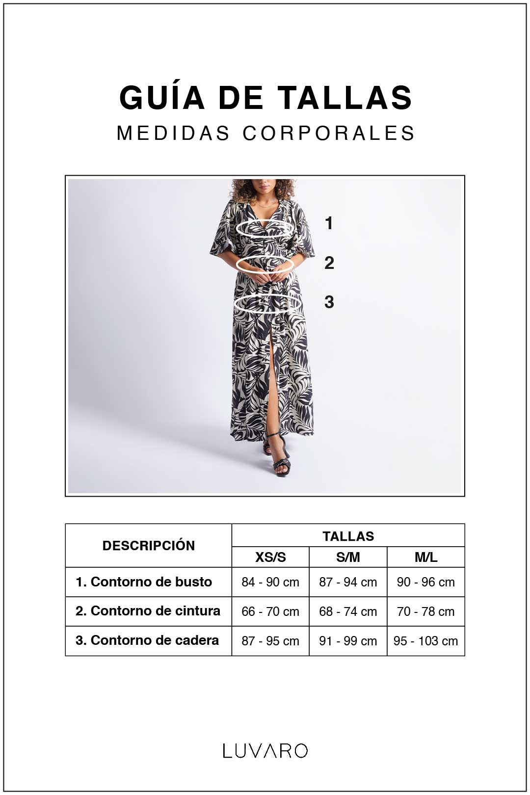 Vestido Amalia - Estampado Negro