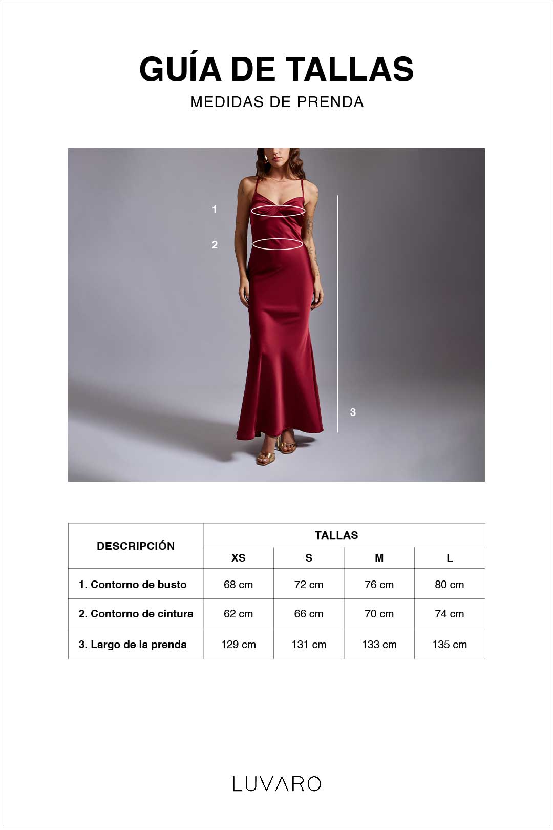 Vestido Largo Lencero - Vino