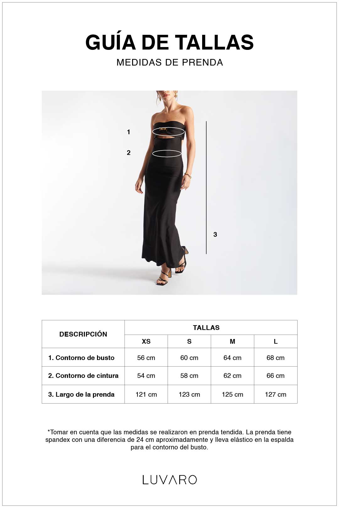 Vestido Strapless Cut Out Broche - Negro