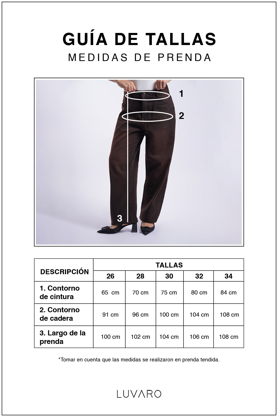 Pantalón Denim Balloon - Marrón