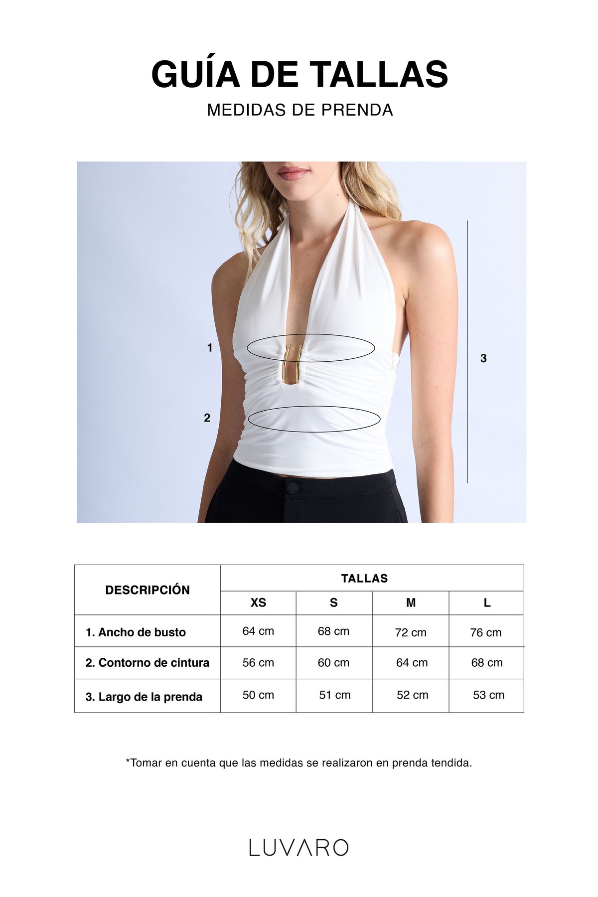 Top Halter Luxe - Azul
