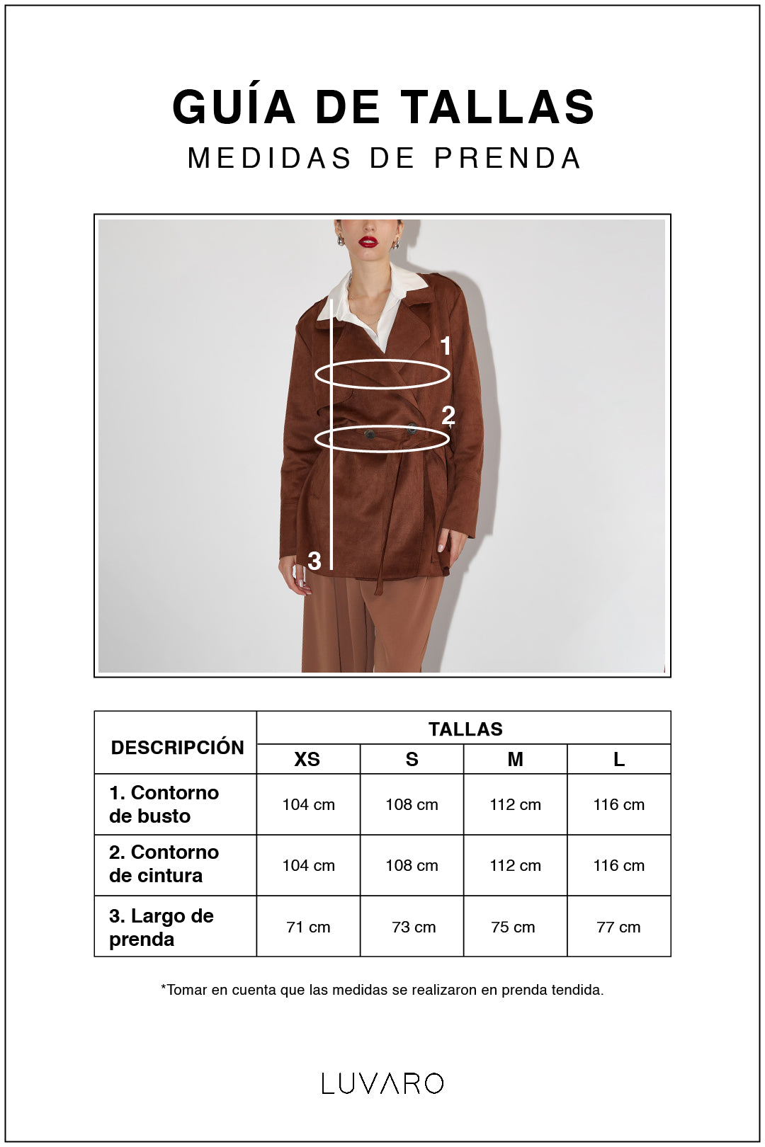 Trench Coat Corto Suede - Negro