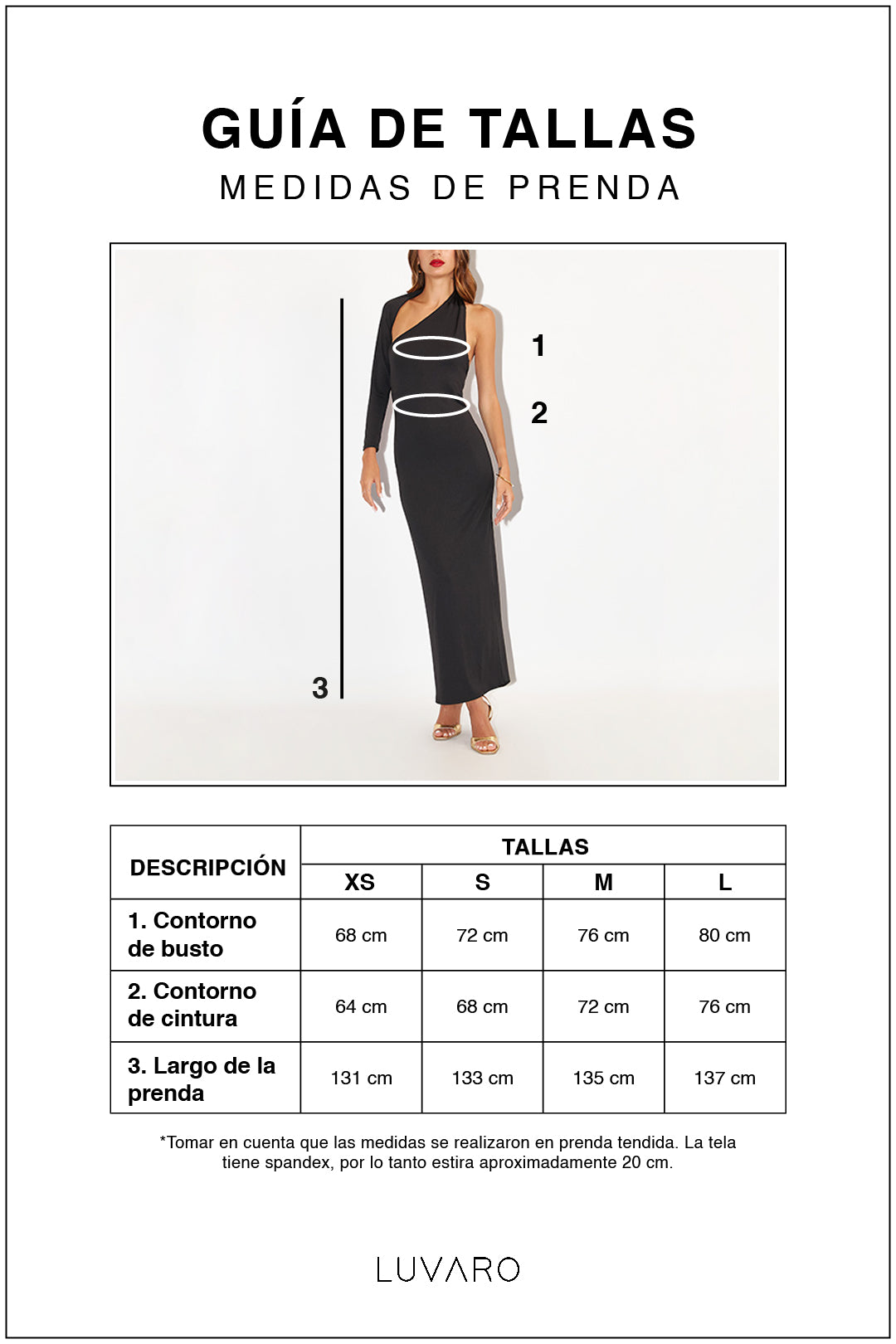 Vestido Largo Cruzado - Negro