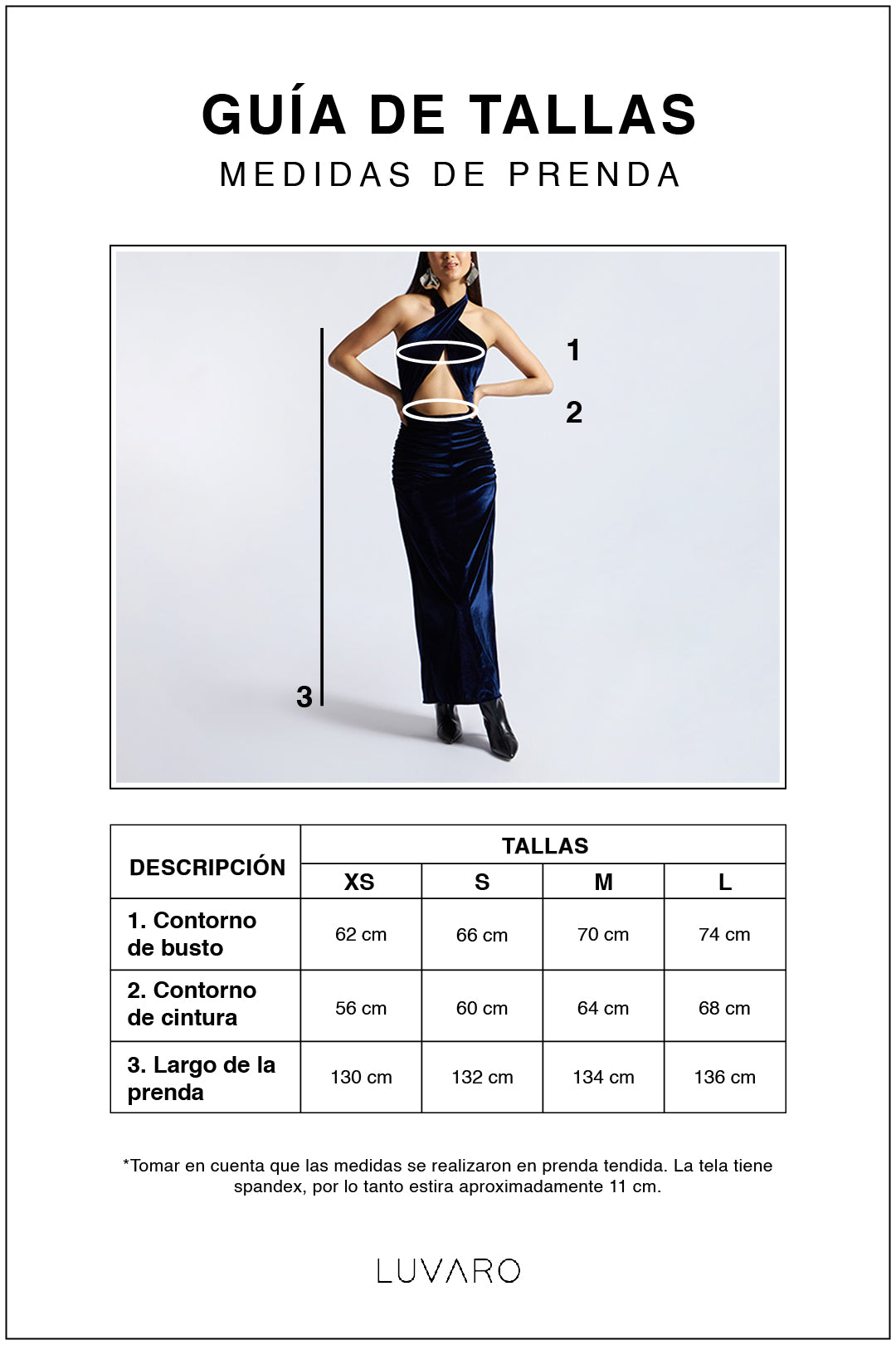 Vestido Velvet Halter Cruzado - Azul