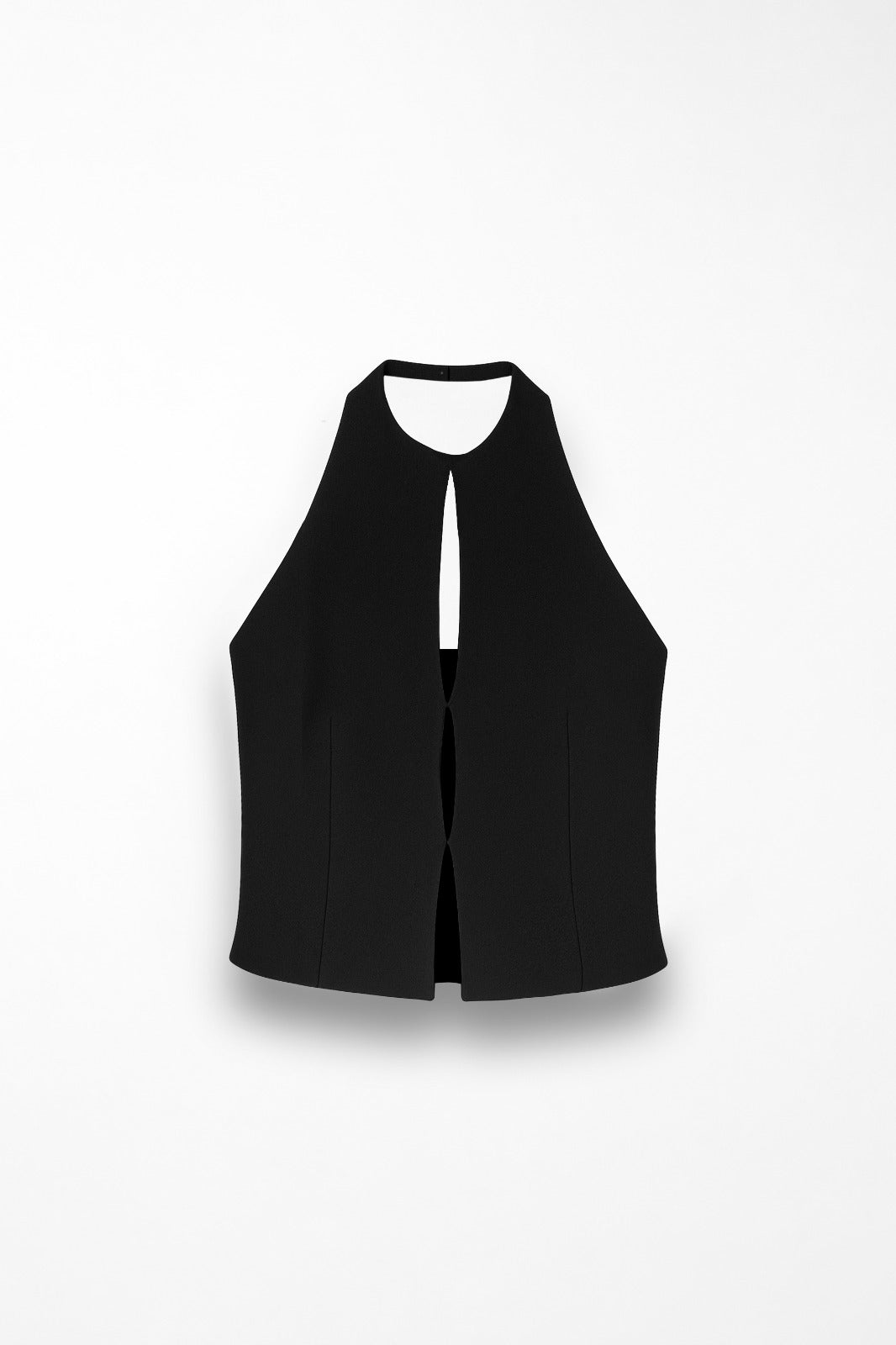 Top Halter Cut Out - Negro