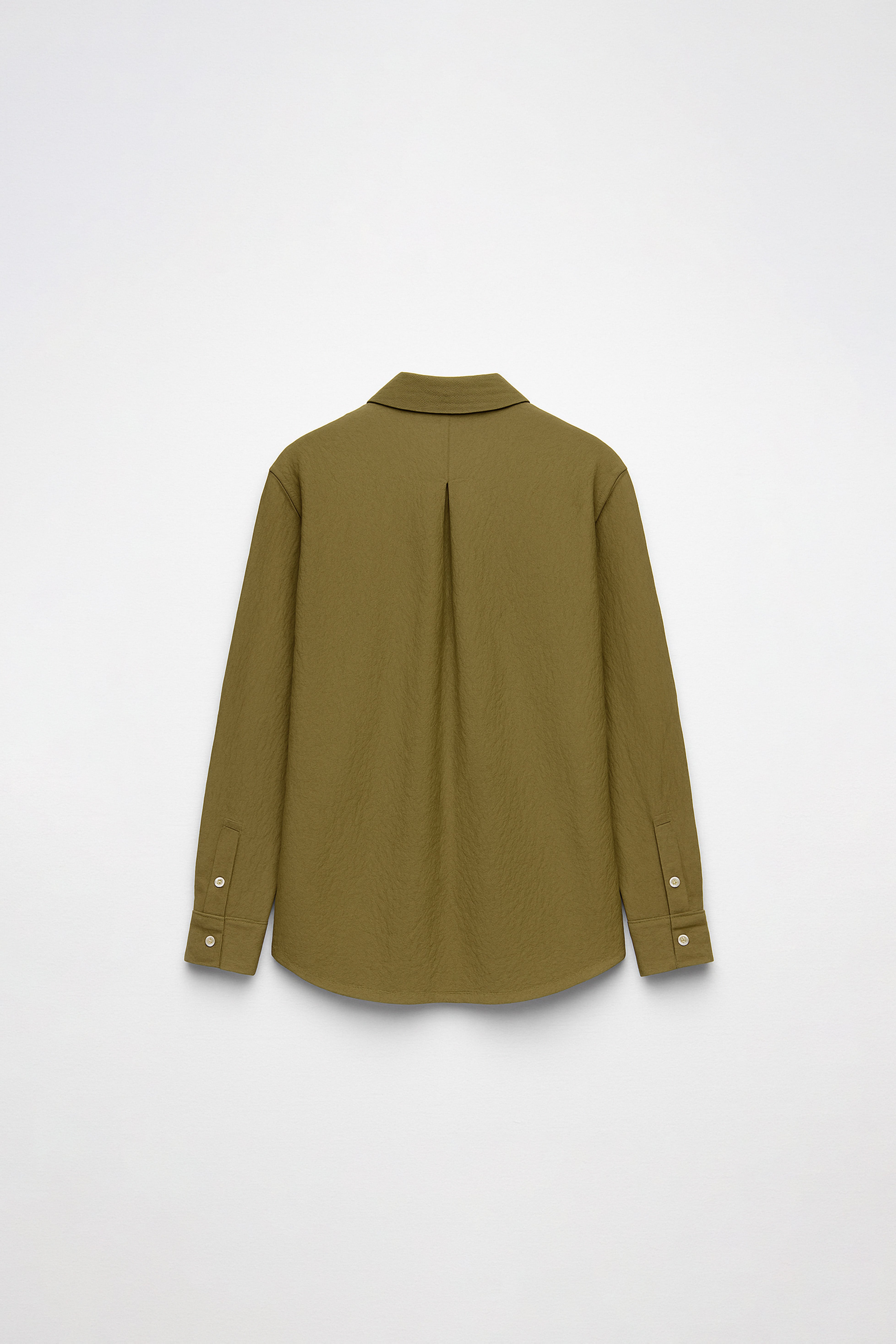 Camisa Fluida Básica - Verde